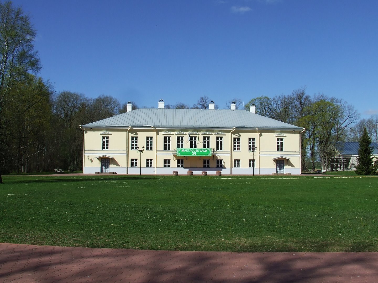 Virumaa, Jõhvi khk, owner of the manor of Mäetaguse parun Rosen 1912 rephoto