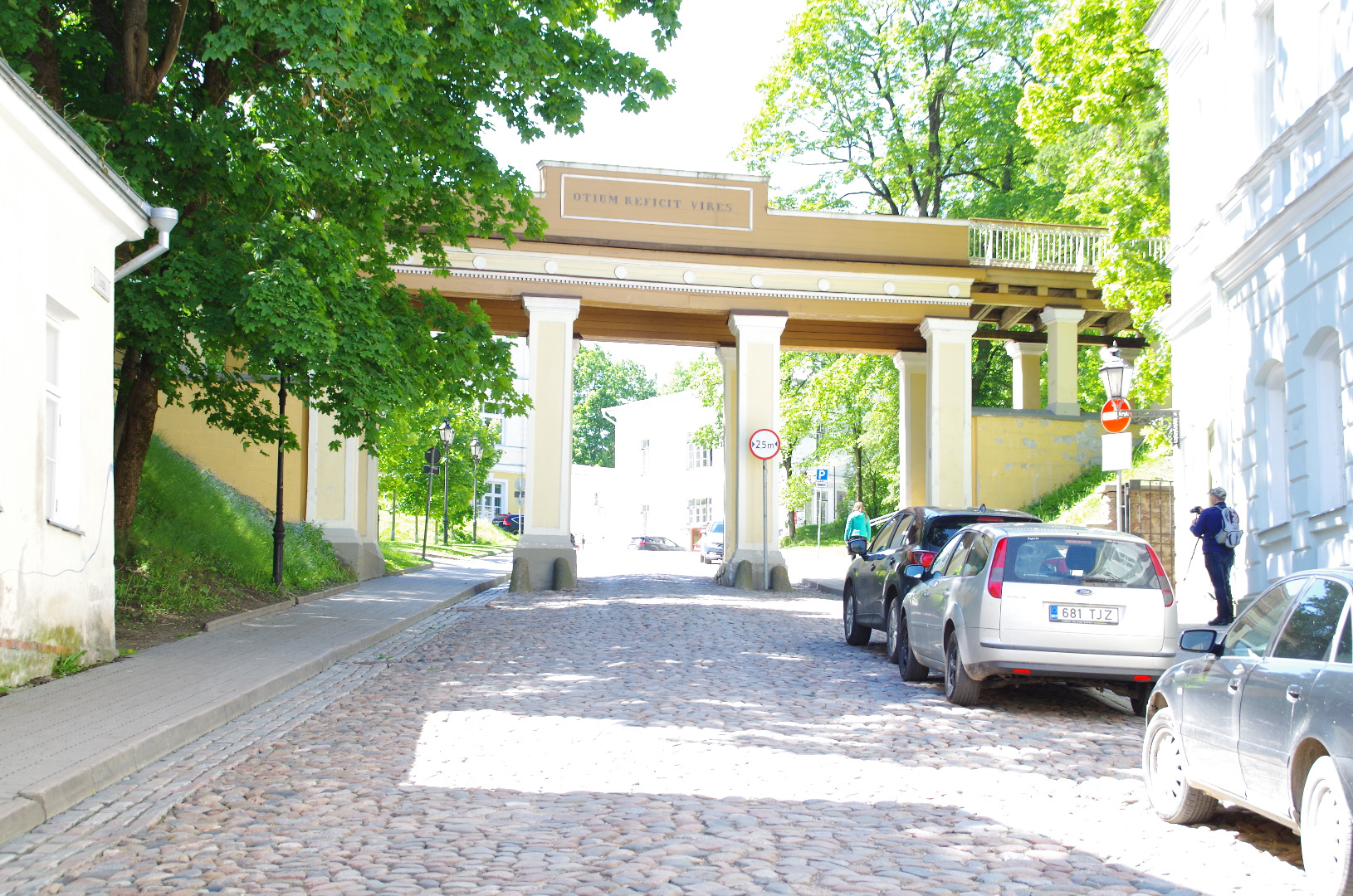 Tartu, Music School and English bridge Lossi tn rephoto