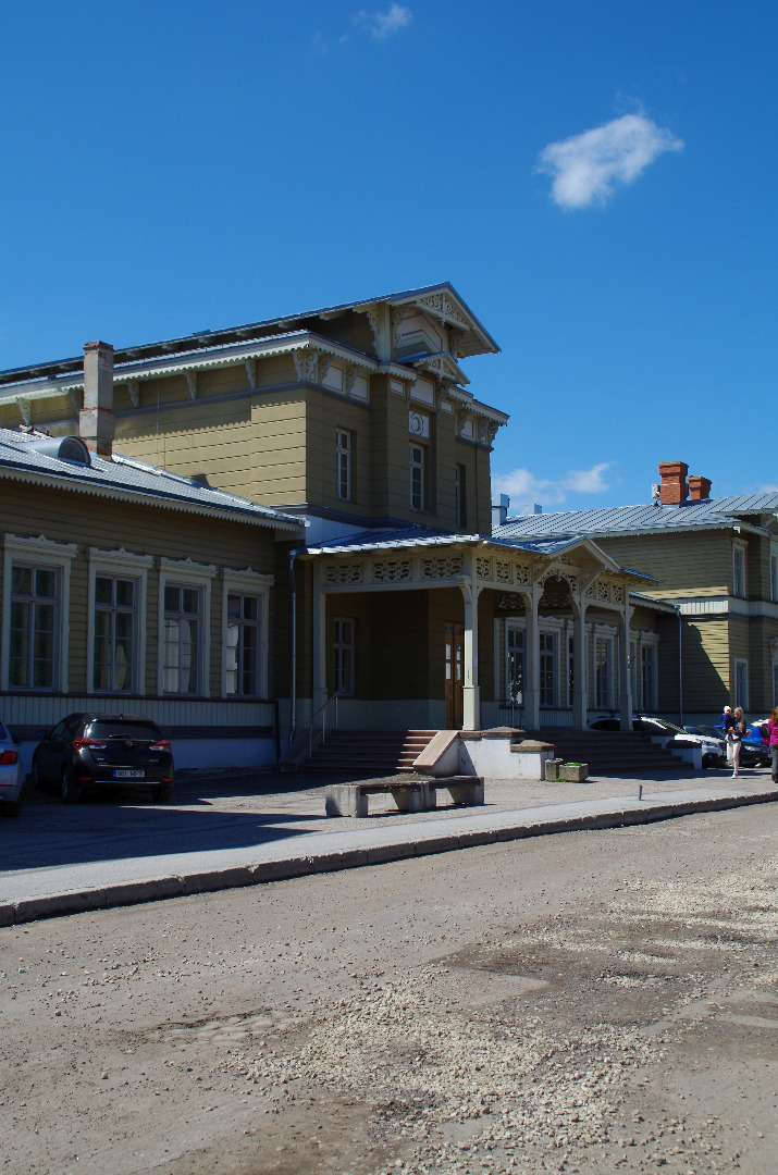 Tartu Railway Station rephoto
