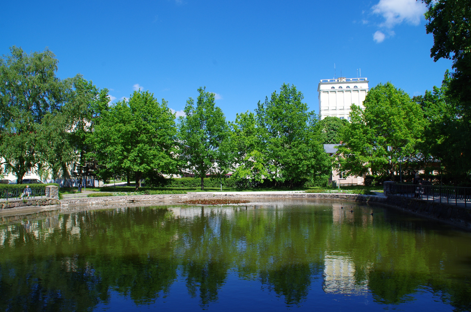 Tartu Saksa Käsitööliste Seltsi aed, Tiigi ja Aia t vahelisel alal. 20. sajandi algus. rephoto