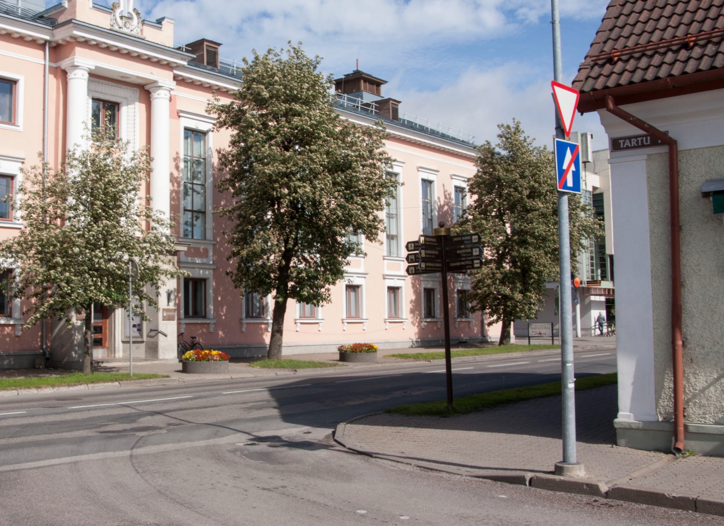 Viljandi, Tallinna ja Tartu n ristmik, 1959 F E.Veliste rephoto