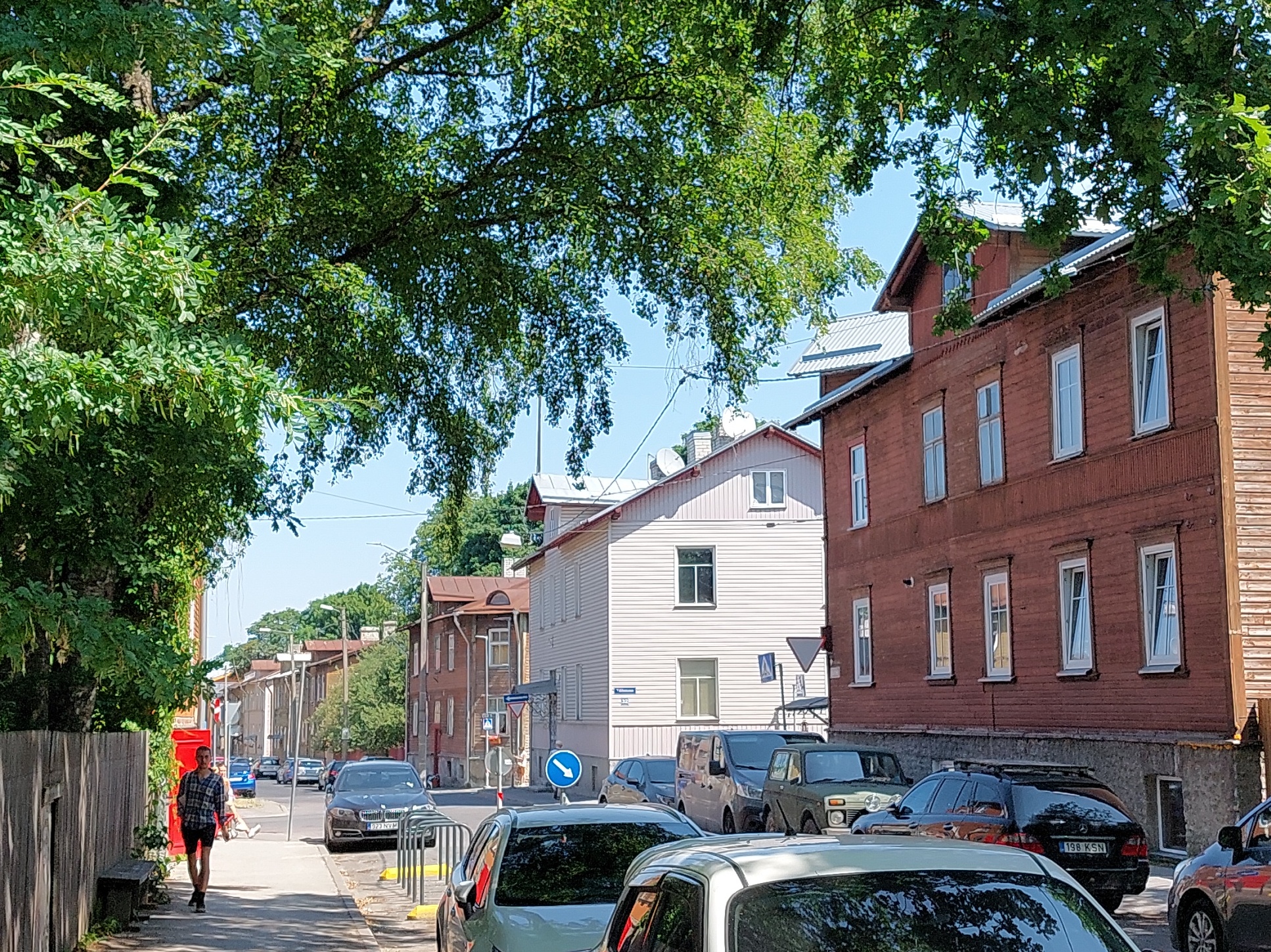 The corner of Salme and Tööstuse Street. rephoto