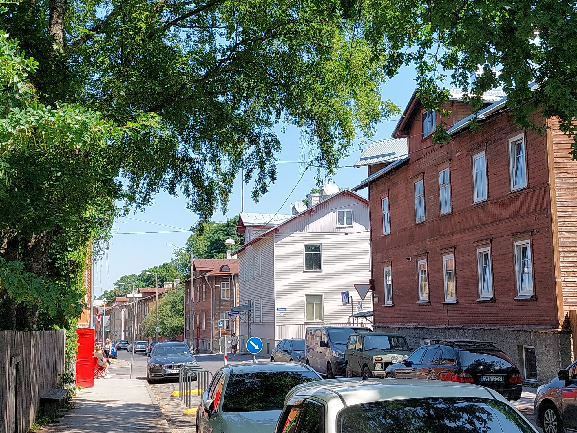 The corner of Salme and Tööstuse Street. rephoto