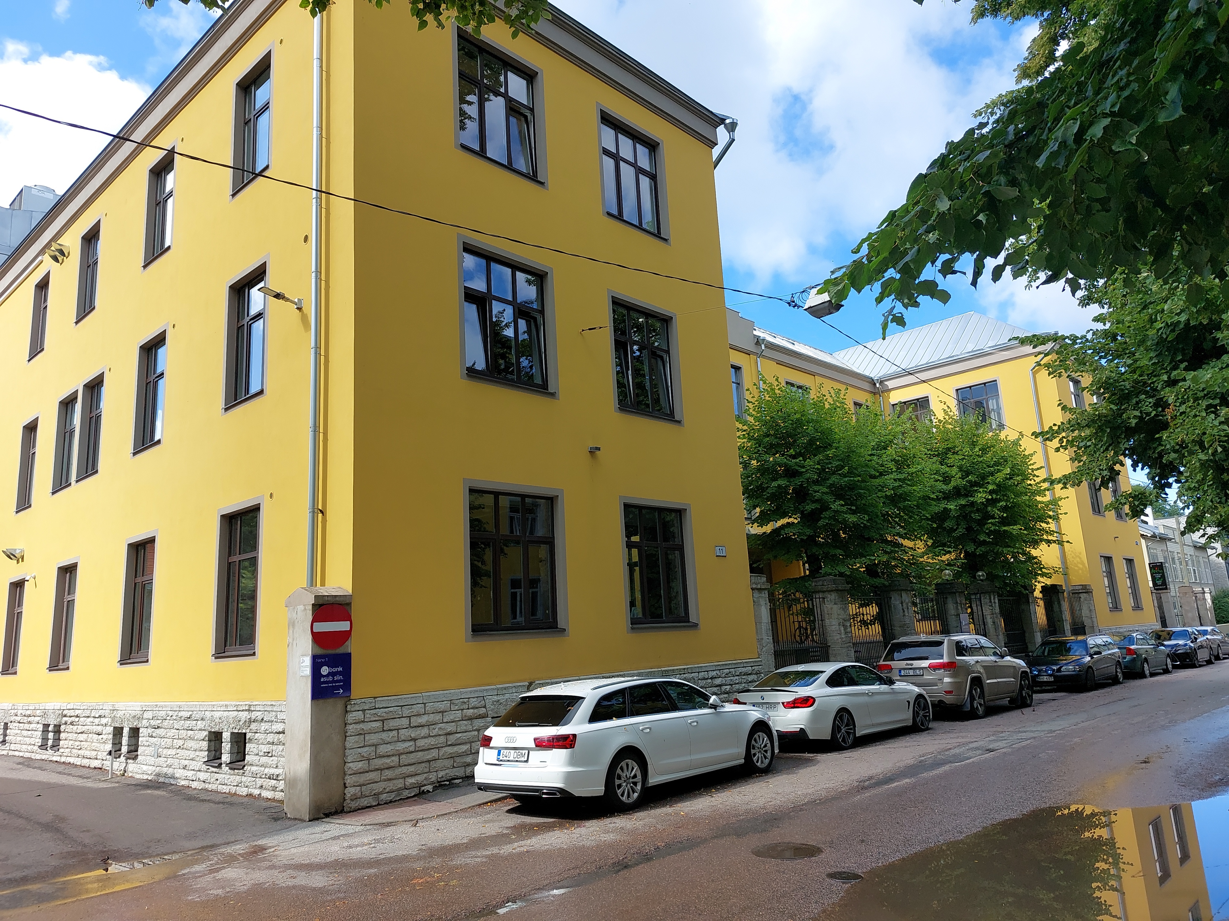 State Printing House building in Tallinn, Kalamaja, Niine tn 11 rephoto