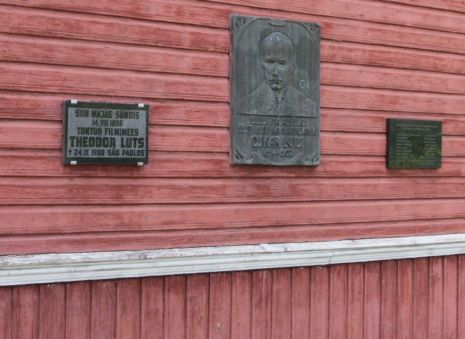 Theodor Lutsu filmipäevadel mälestustahvli avamine rephoto