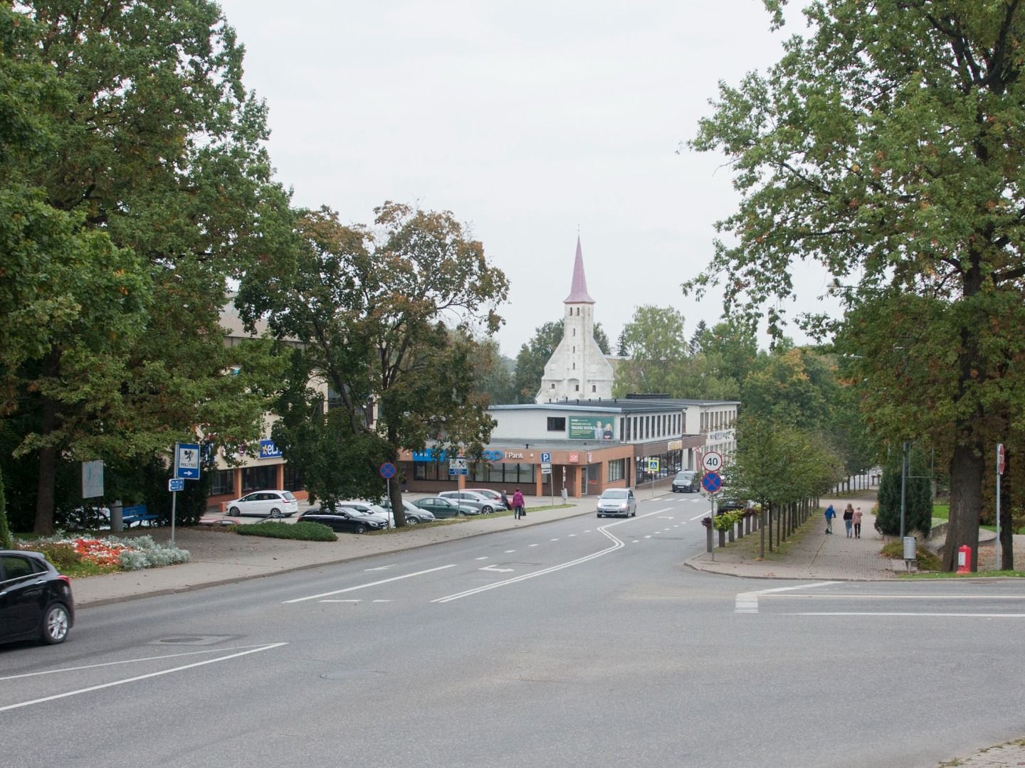 Vaade Põlva keskusele, vaade rephoto