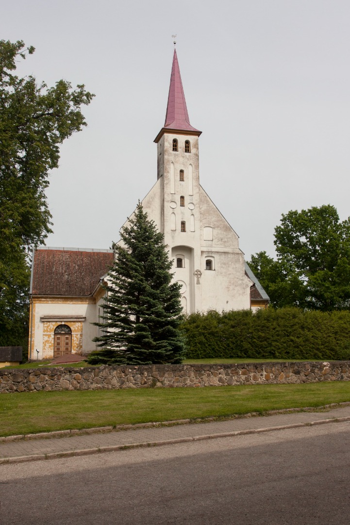 Põlva Maarja kirik, vaade läänest rephoto