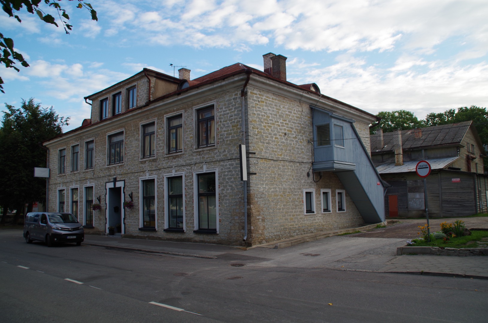 Lai tänav 11, Rakvere 02 - Building at Lai str 11 in Rakvere rephoto