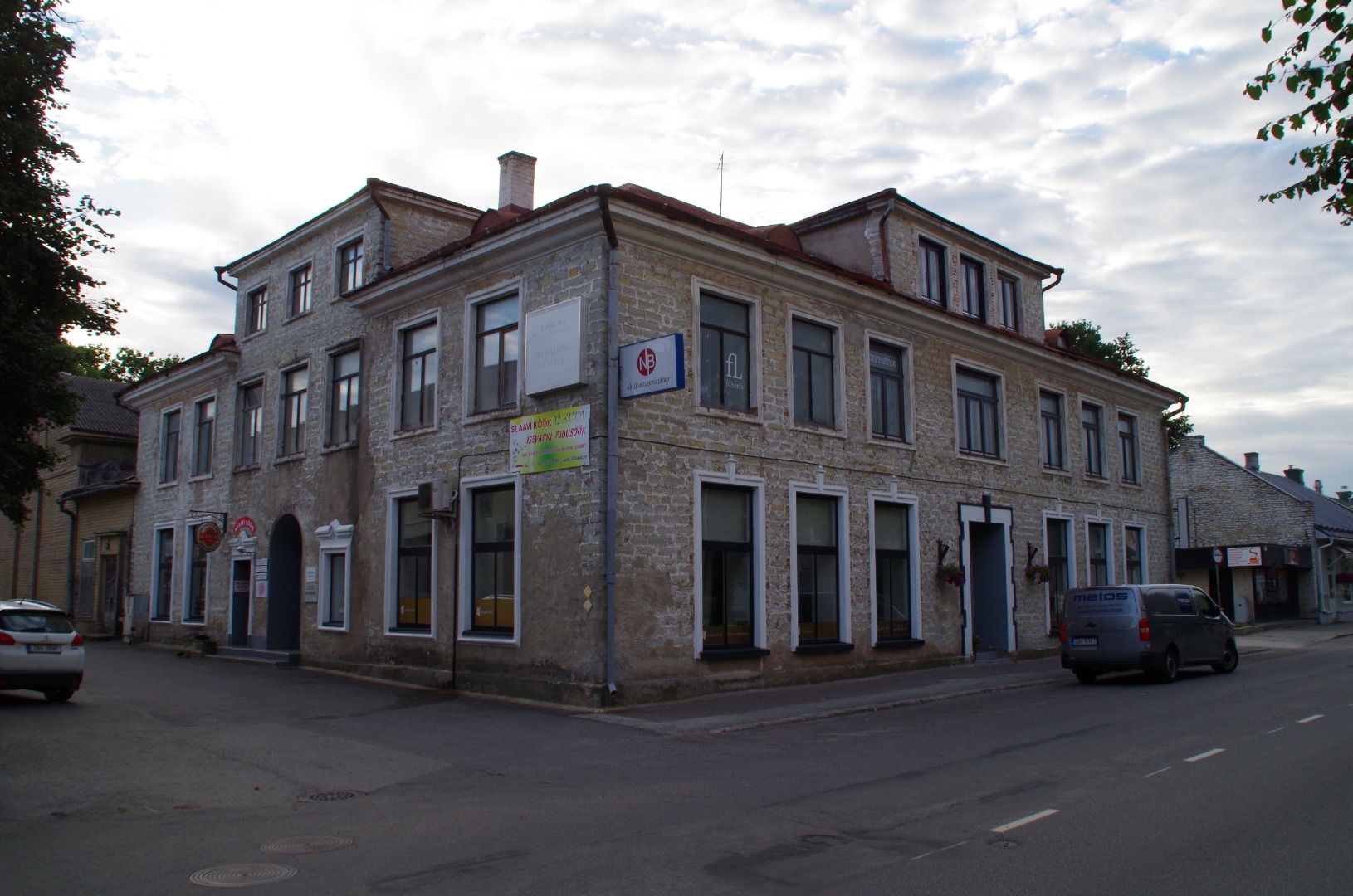 Lai tänav 11, Rakvere 01 - Building at Lai str 11 in Rakvere rephoto