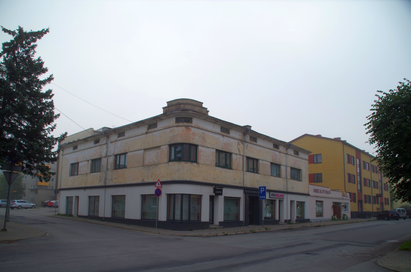 Lai tänav 3, Rakvere - Building at Lai str 3 in Rakvere rephoto