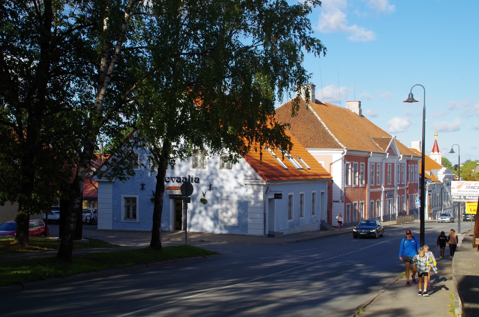 Vaade Tallinna tänavale Rakveres. rephoto