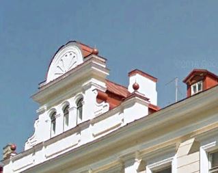 Tallinna vanalinnas Suur-Karja tänaval asuva hoone fassaad rephoto