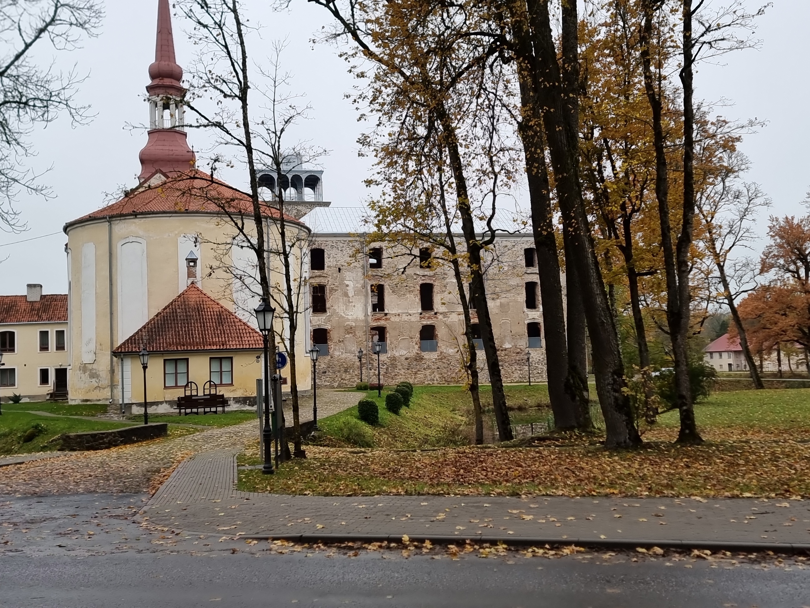 Põltsamaa kiriku ja lossi varemed rephoto