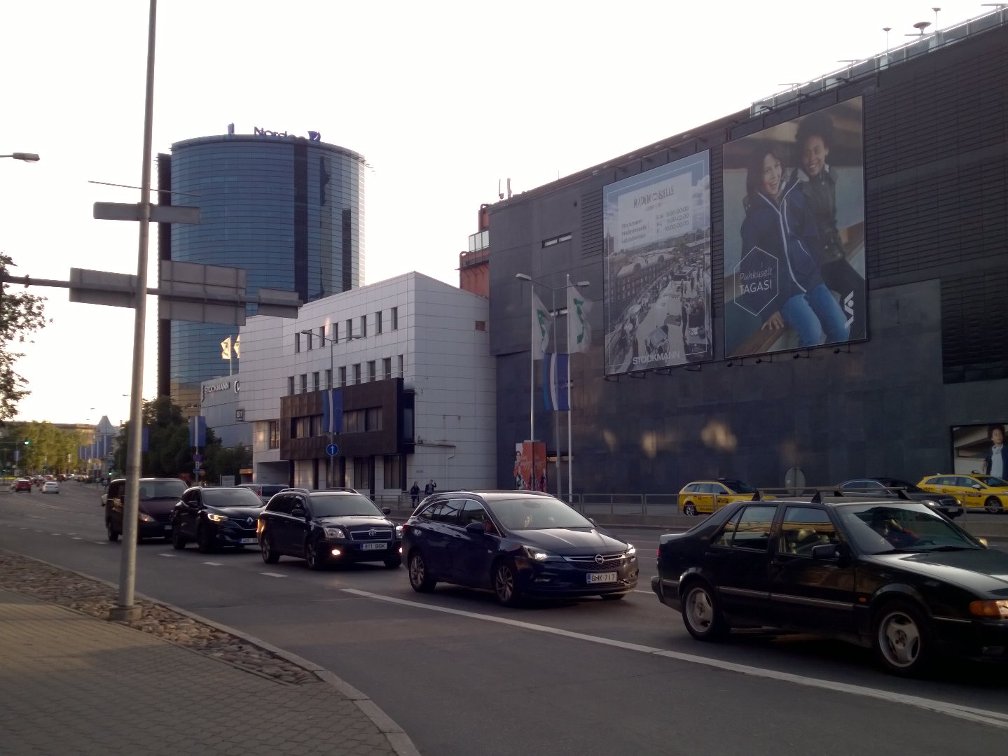 Liivalaia Street - Olympia Hotel and Stockmann's shopping mall rephoto