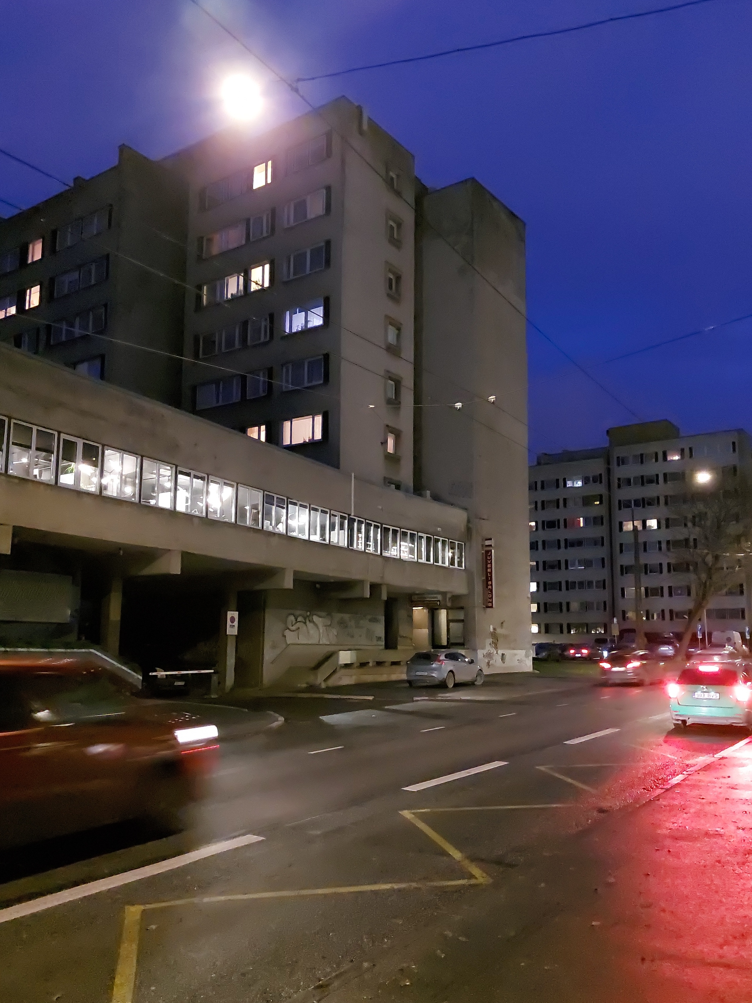 Residential construction on Paldiski highway. rephoto