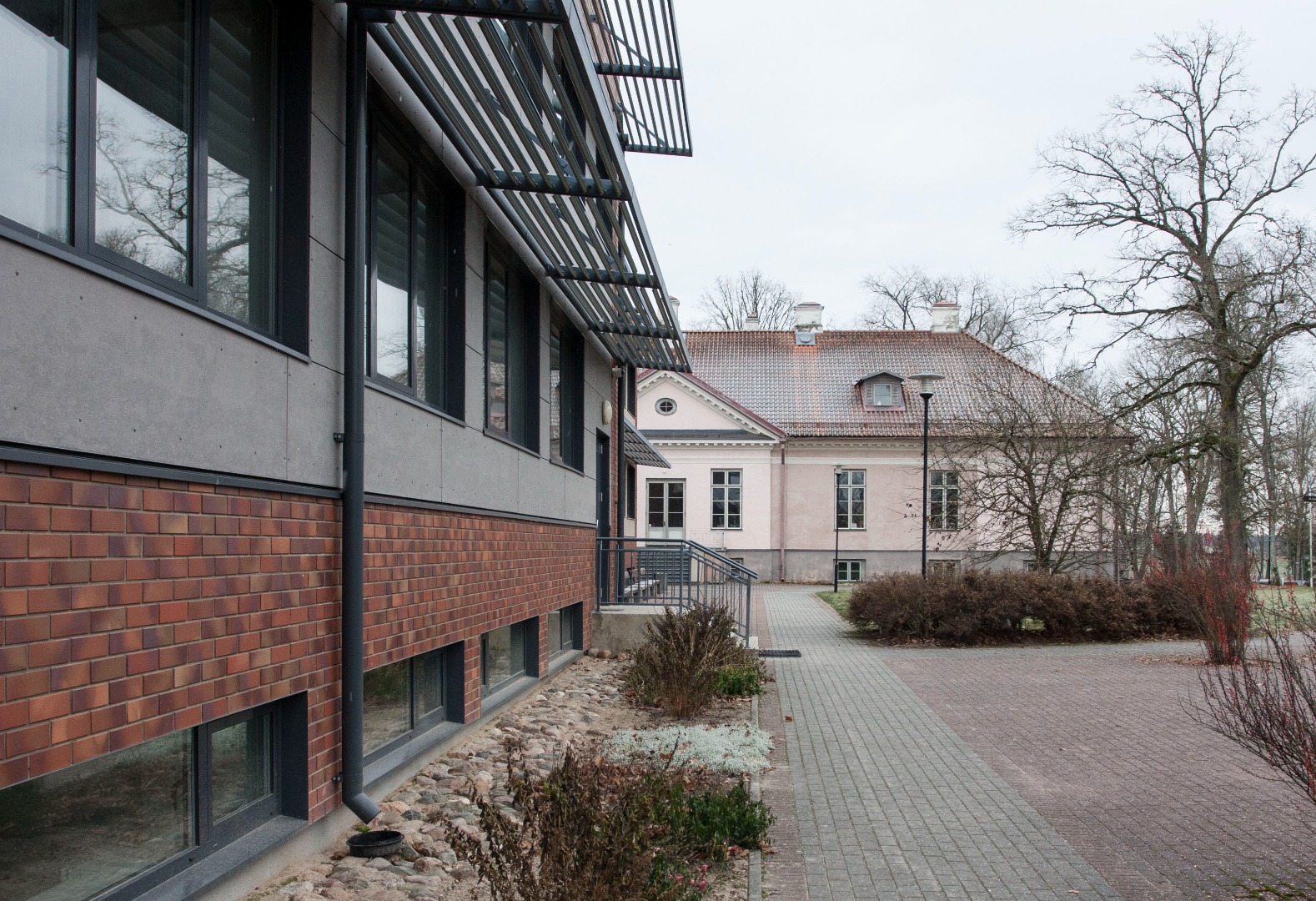 klaasnegatiiv, Väätsa algkool (mõis) 1931.a. rephoto