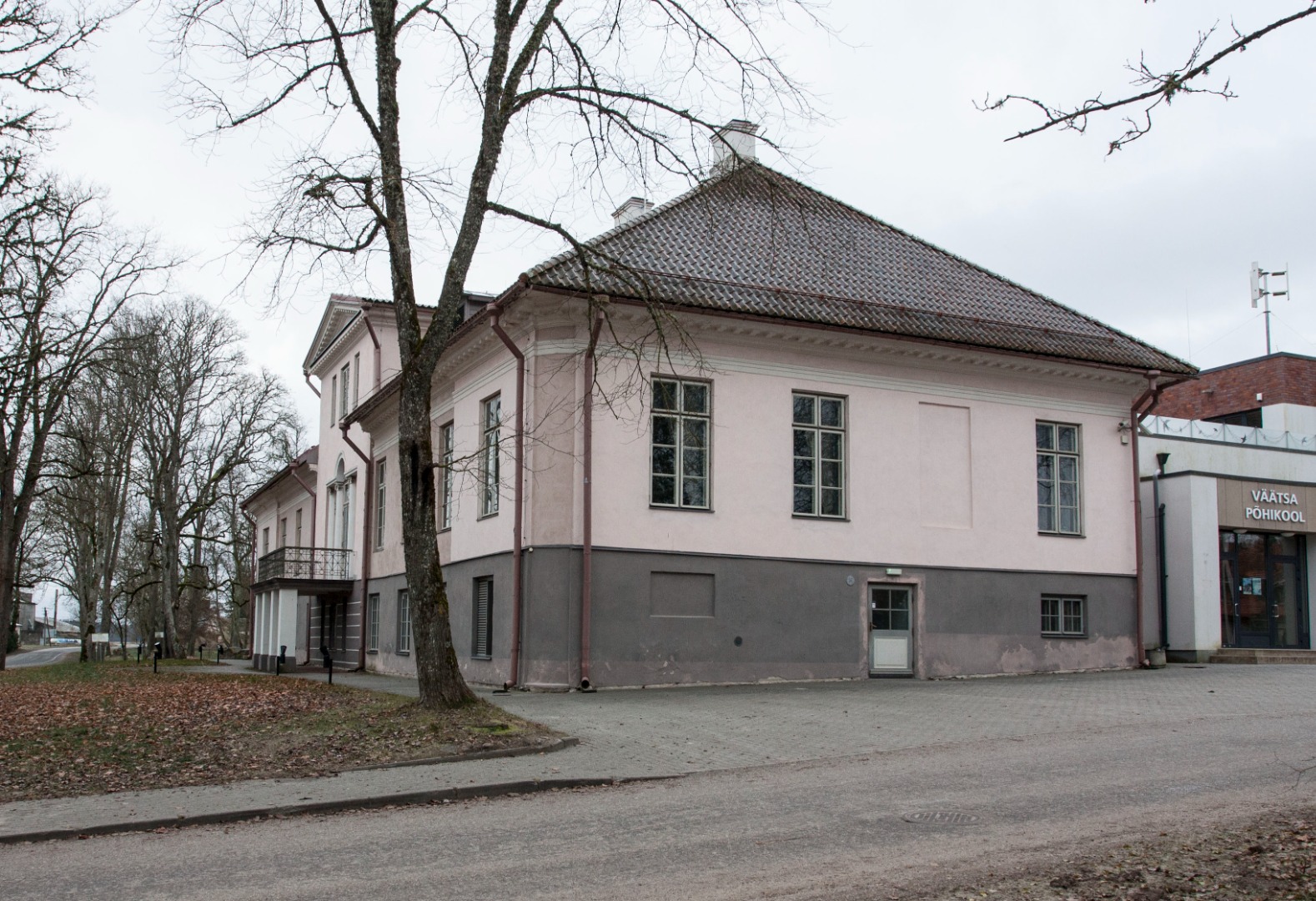 klaasnegatiiv, Väätsa algkool (mõis) 1931.a. rephoto