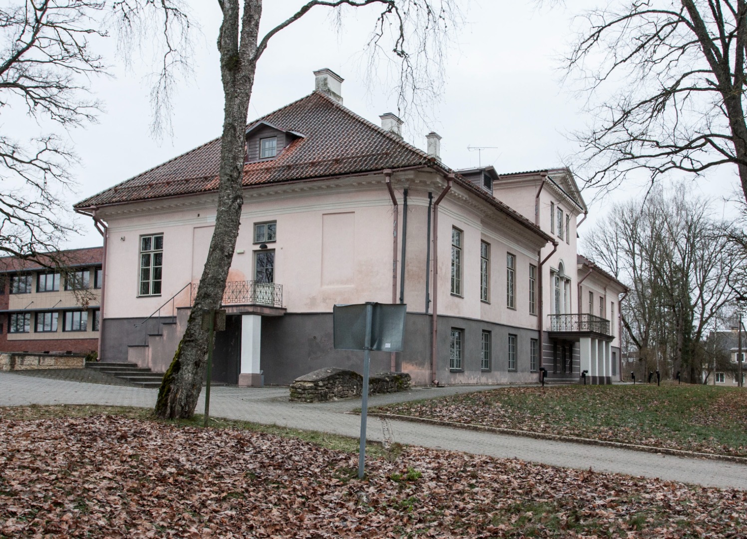 negatiiv, Väätsa mõisahoone 1970-ndatel a. rephoto