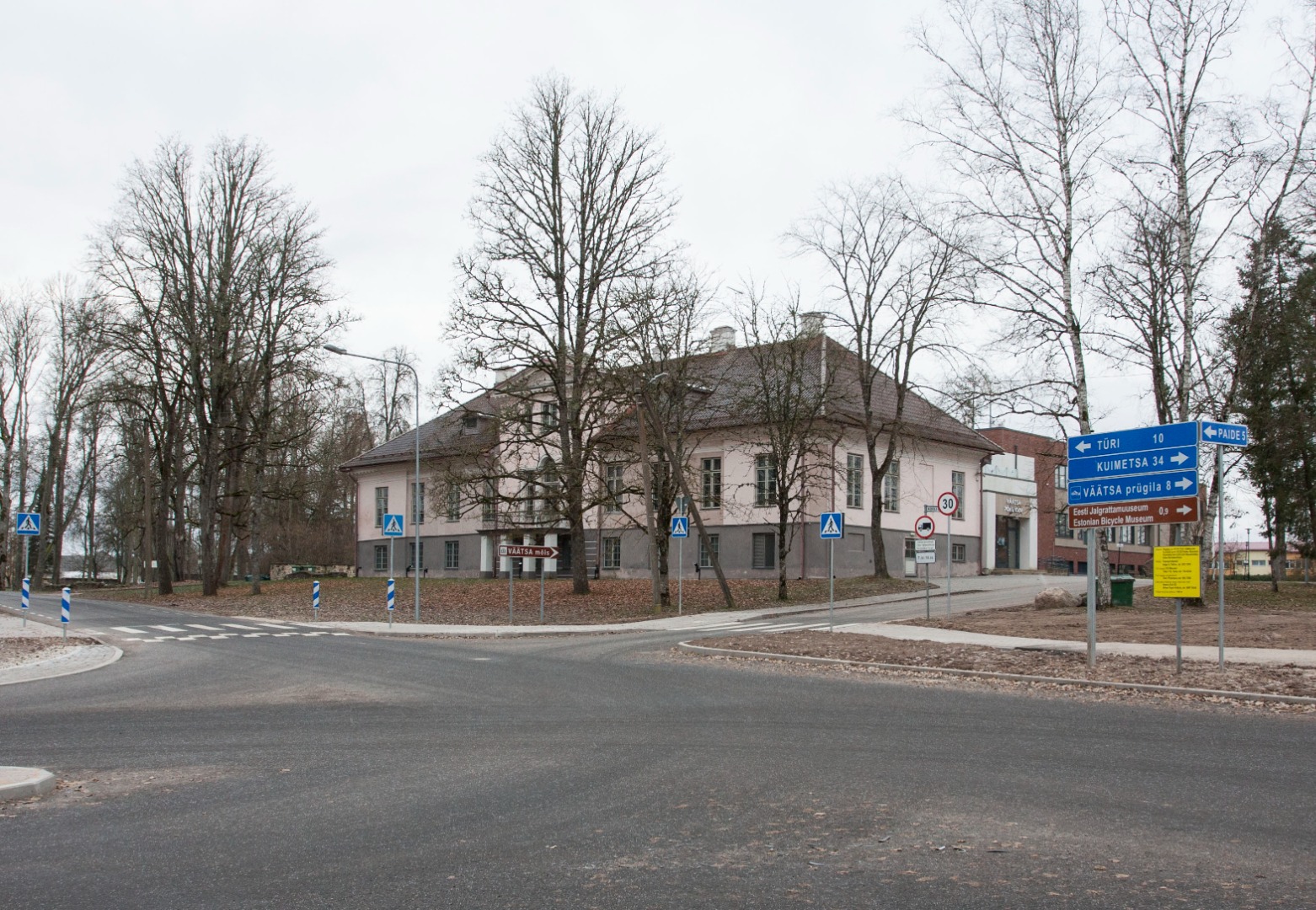negatiiv, Väätsa mõisahoone 1970-ndatel a. rephoto