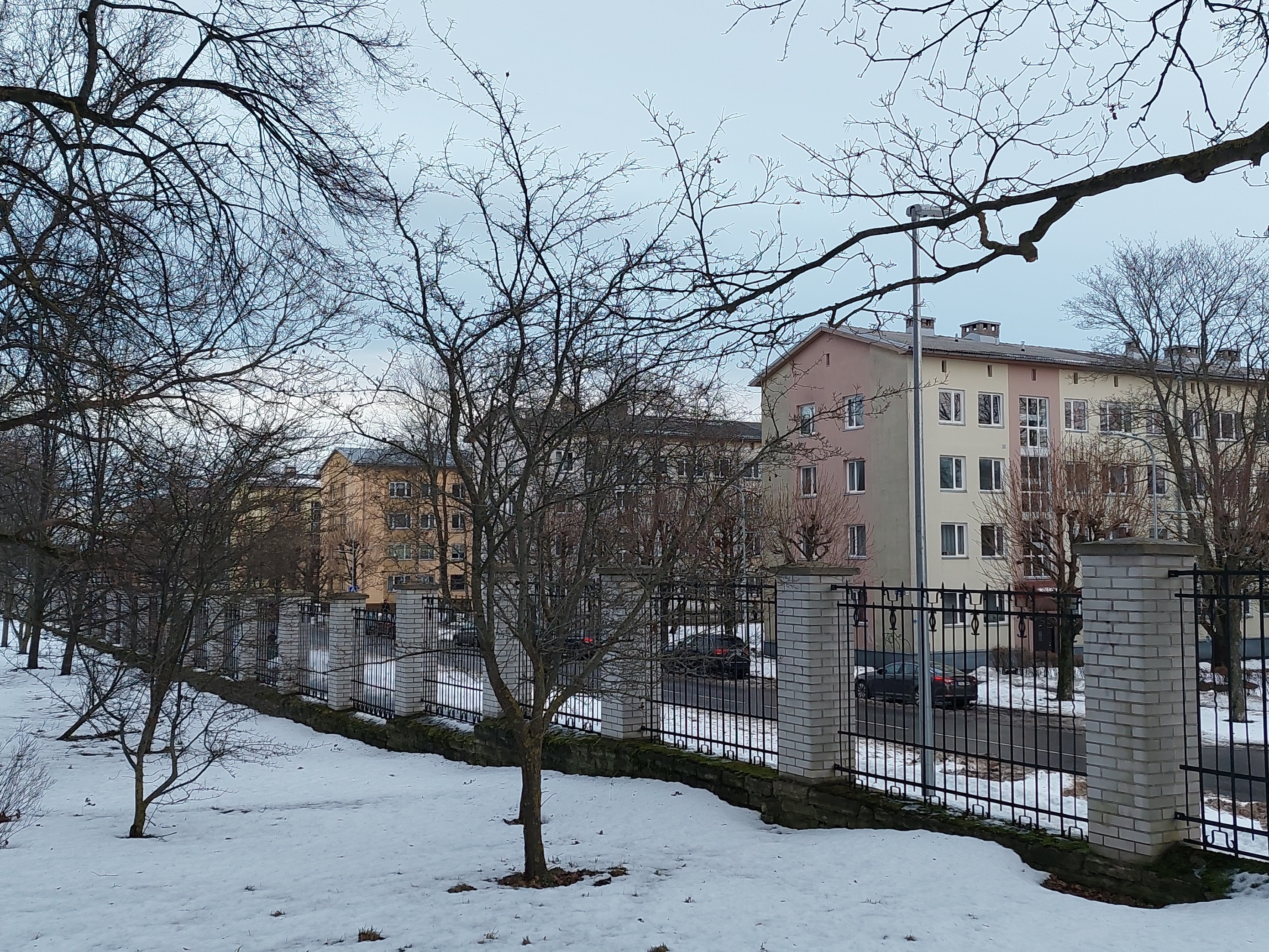 Vaade Pelgulinna uutele elamutele. rephoto