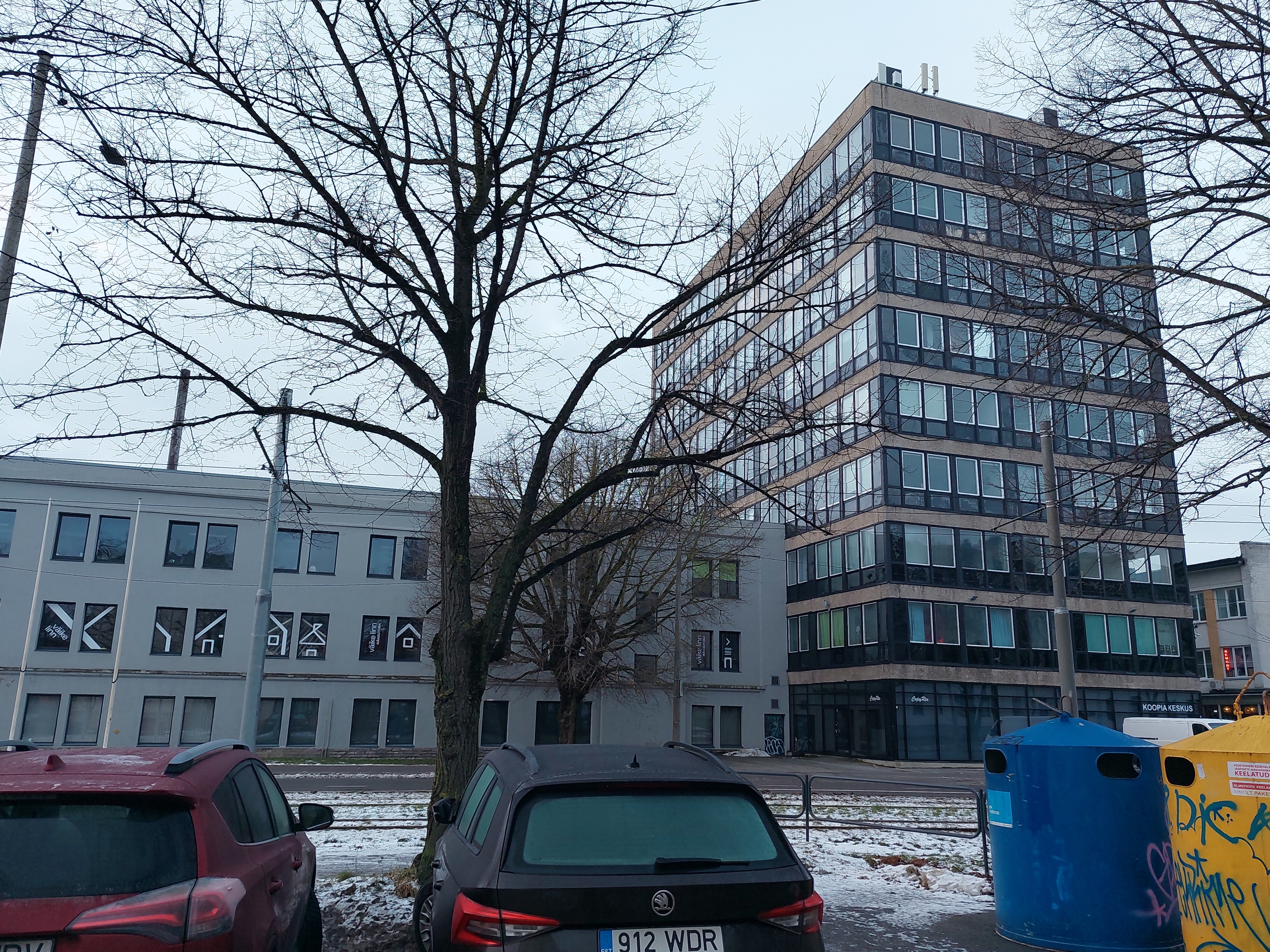 Harju County of Tallinn Kopli 25, main building in the furniture factory “Standard” rephoto