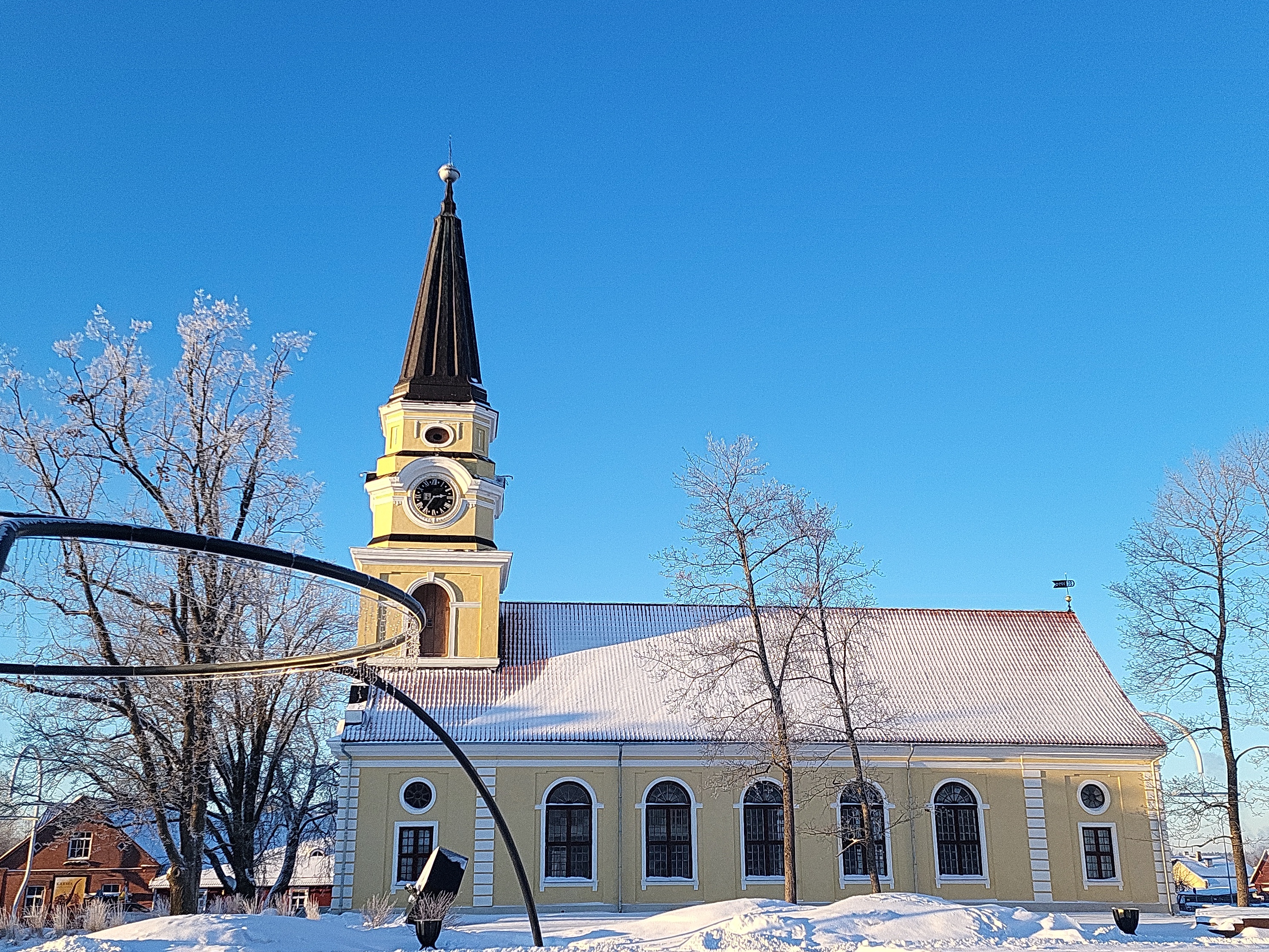 Võru Katariina kirik. rephoto