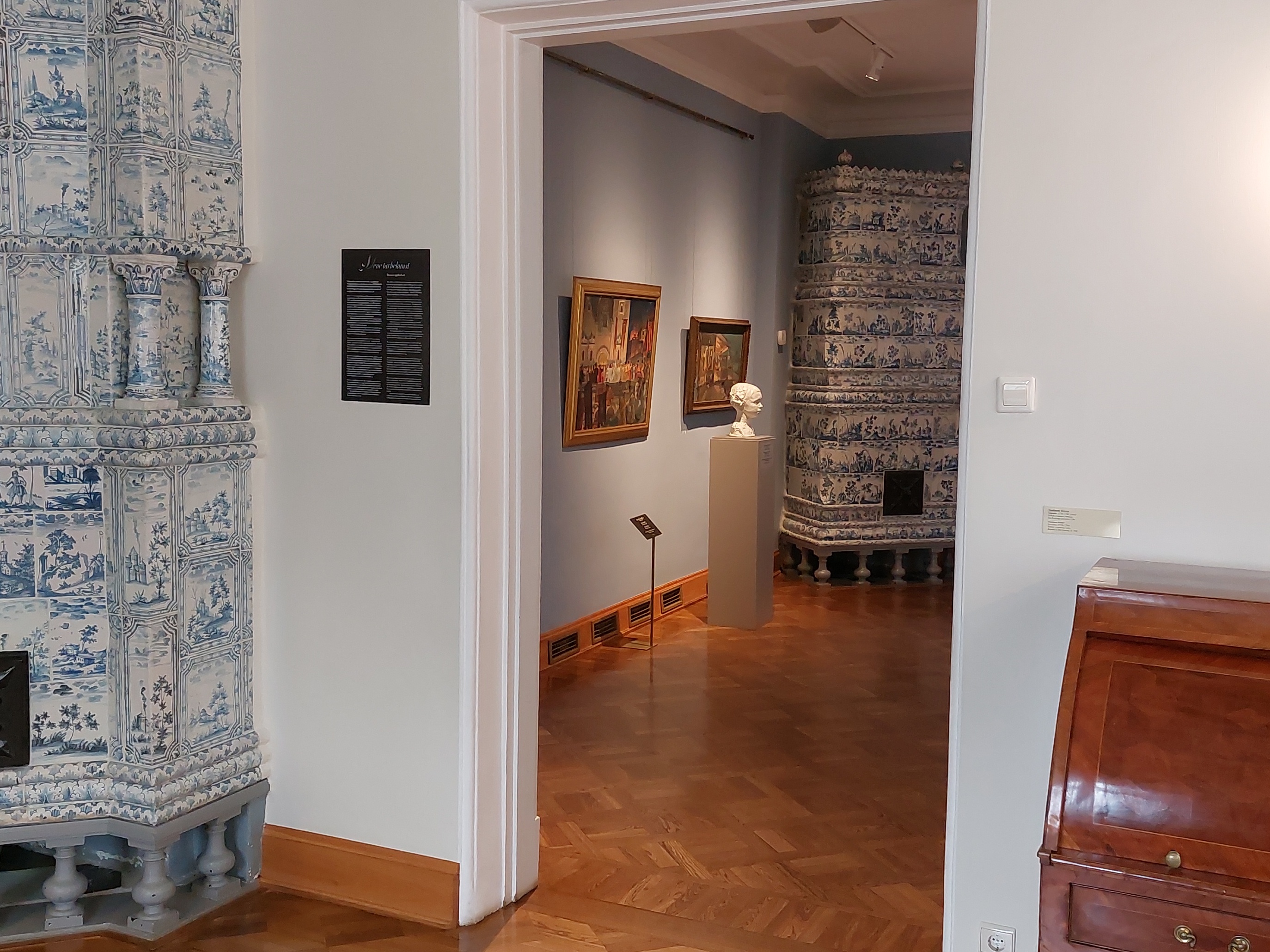 Herman Halliste teosed näitusel Kadrioru lossis rephoto