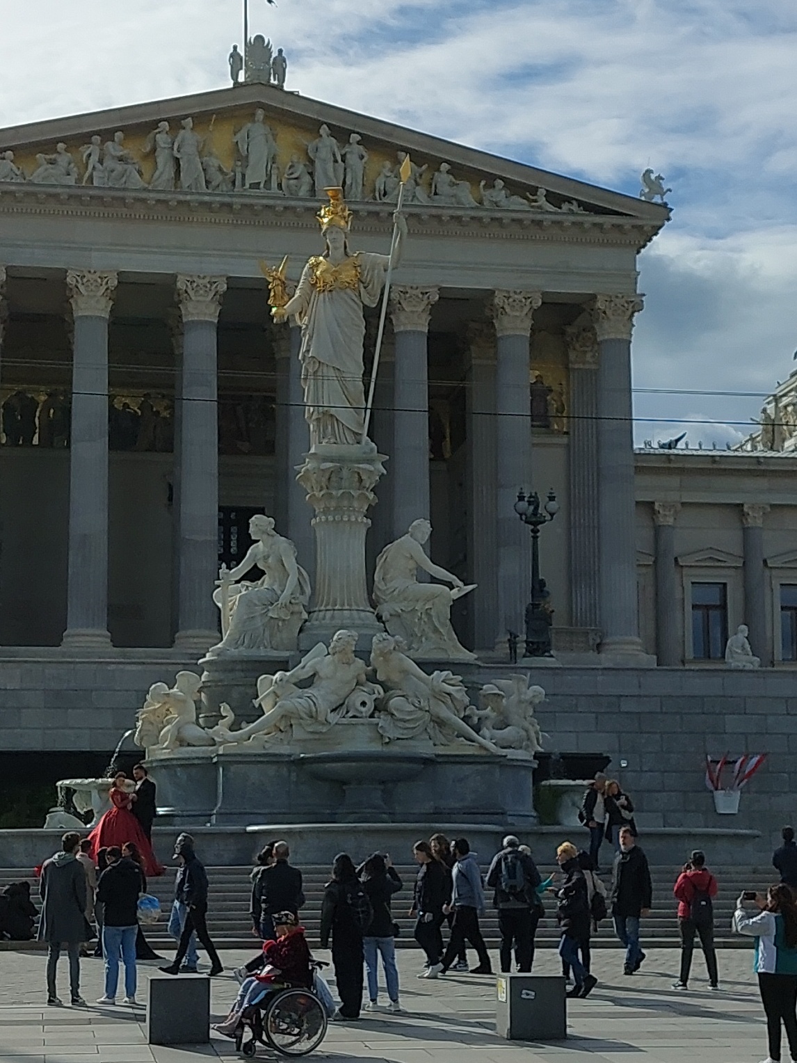 Vienna. Minerva-brunnen rephoto