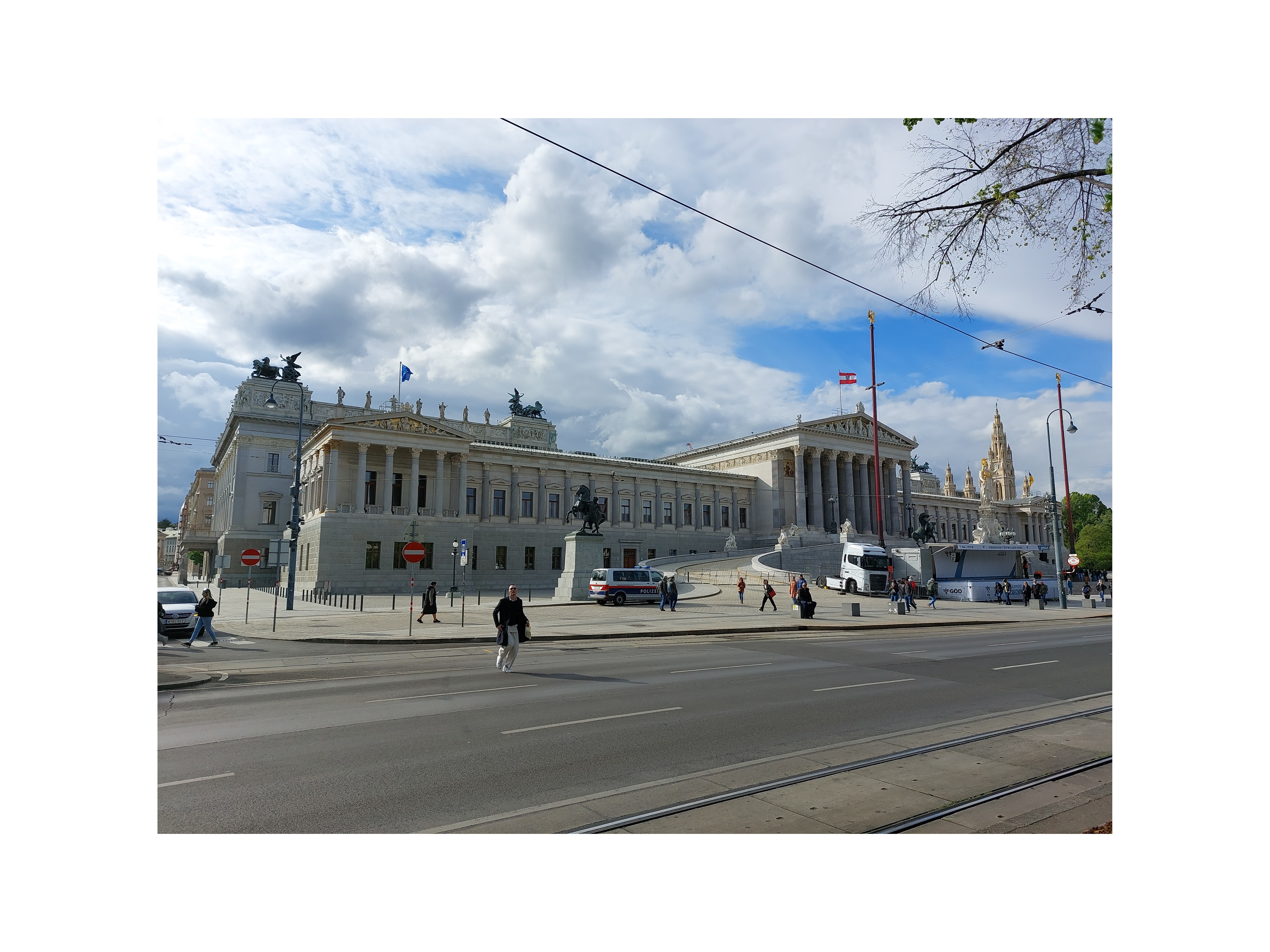 Parliament, Vienna rephoto