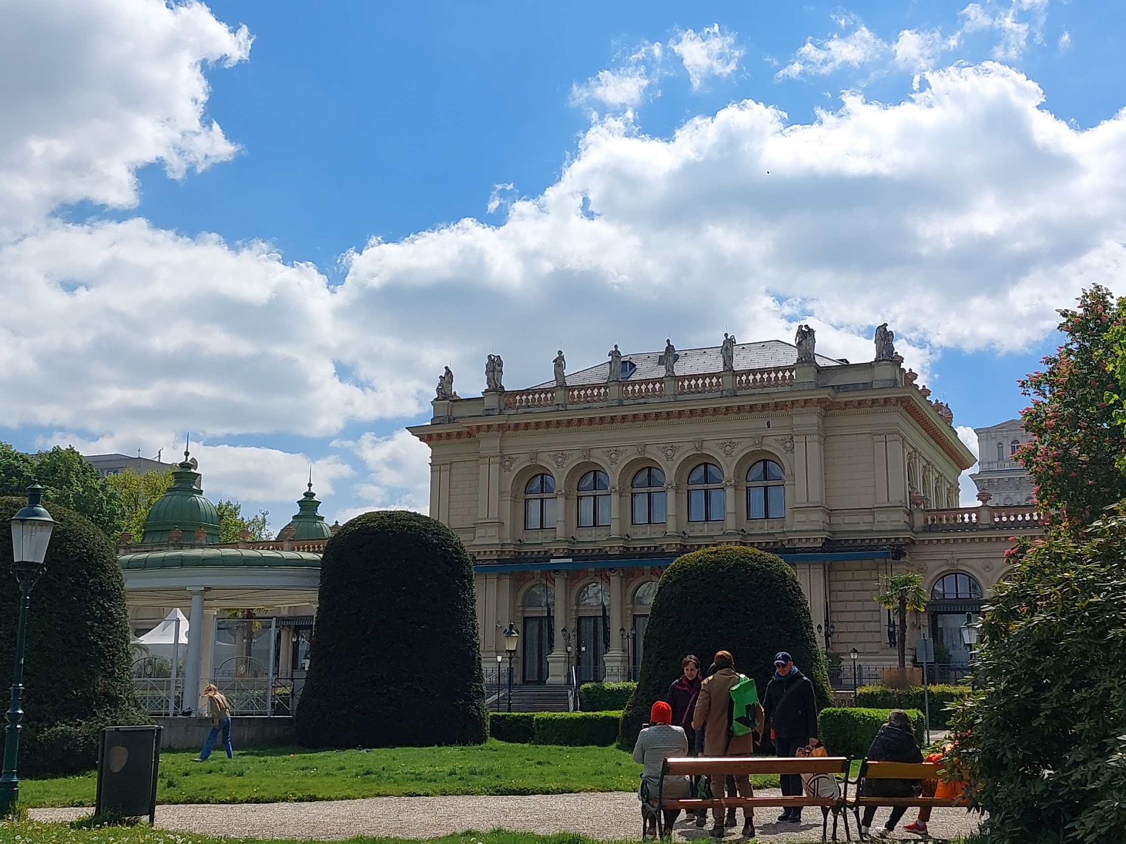 Kursalon (Kuursalong) Viinis, aia poolt. rephoto