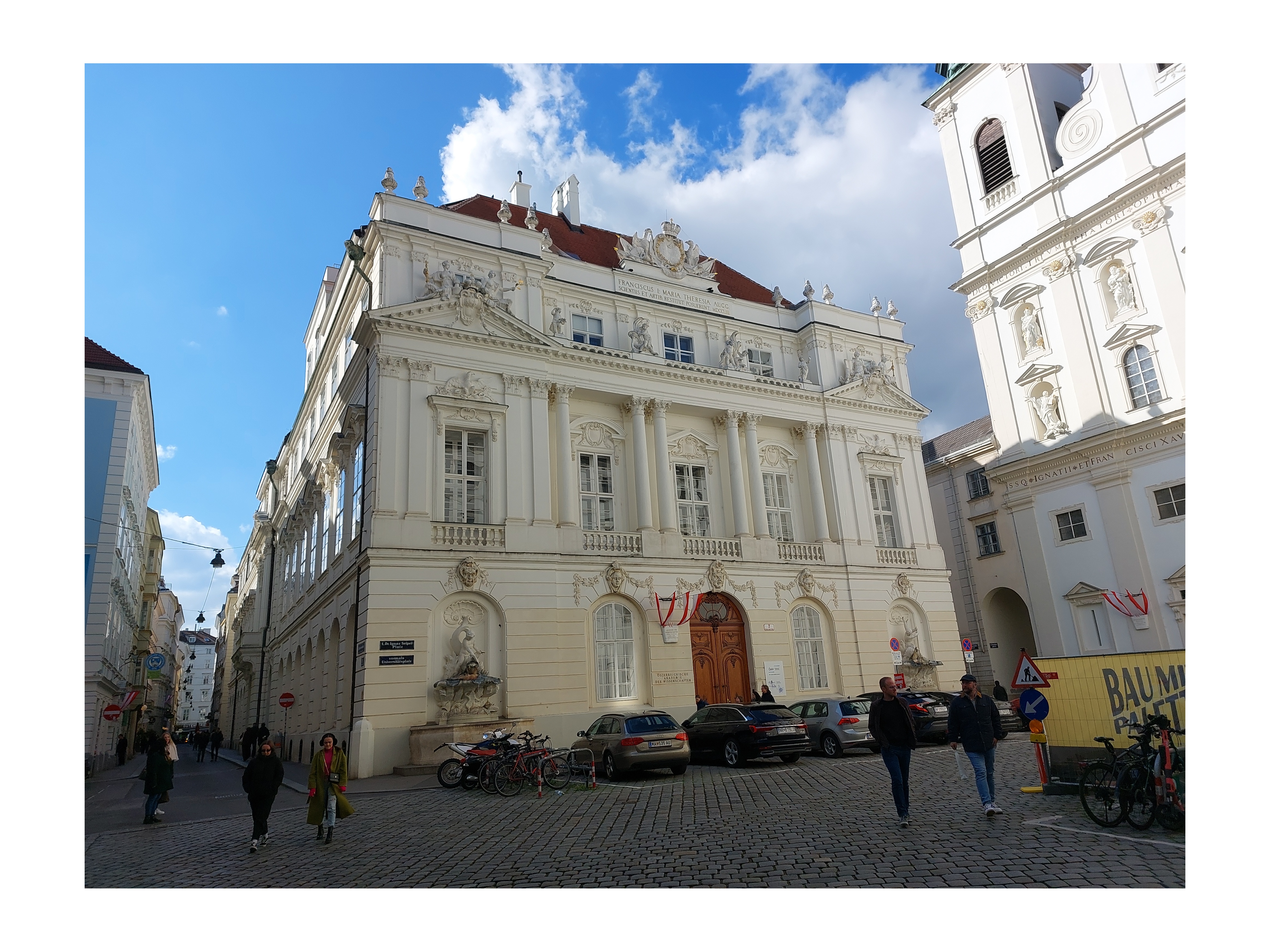 Old University, Vienna rephoto
