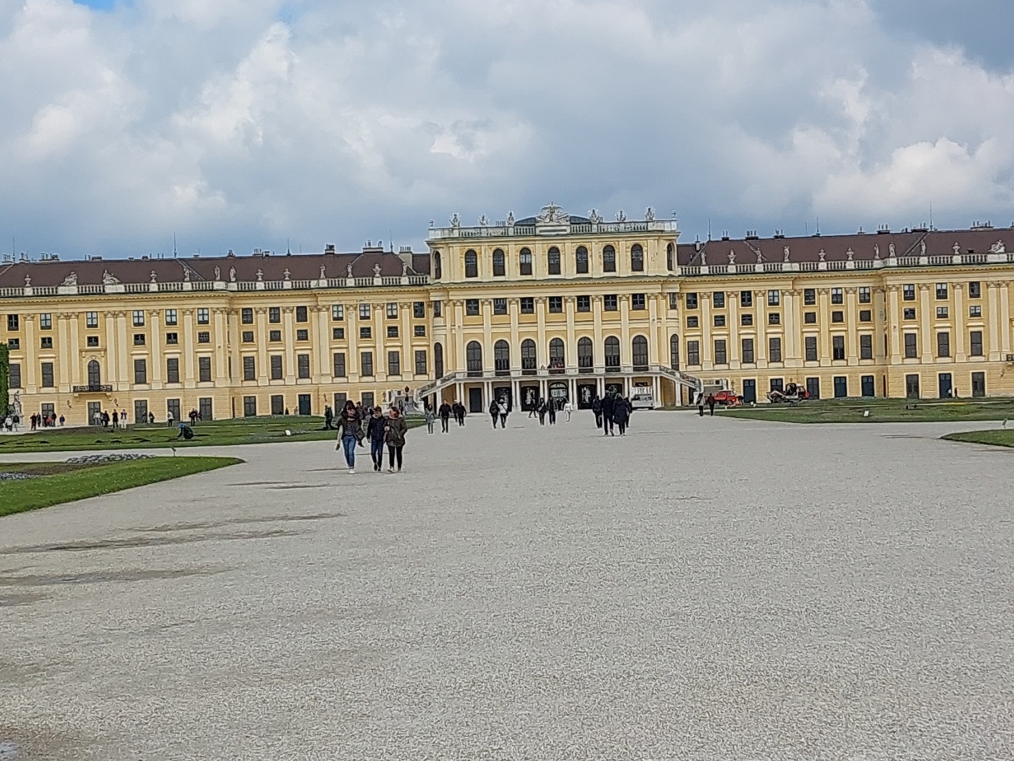 Foto Schönbrunni loss Viinis 06.07.1938 rephoto