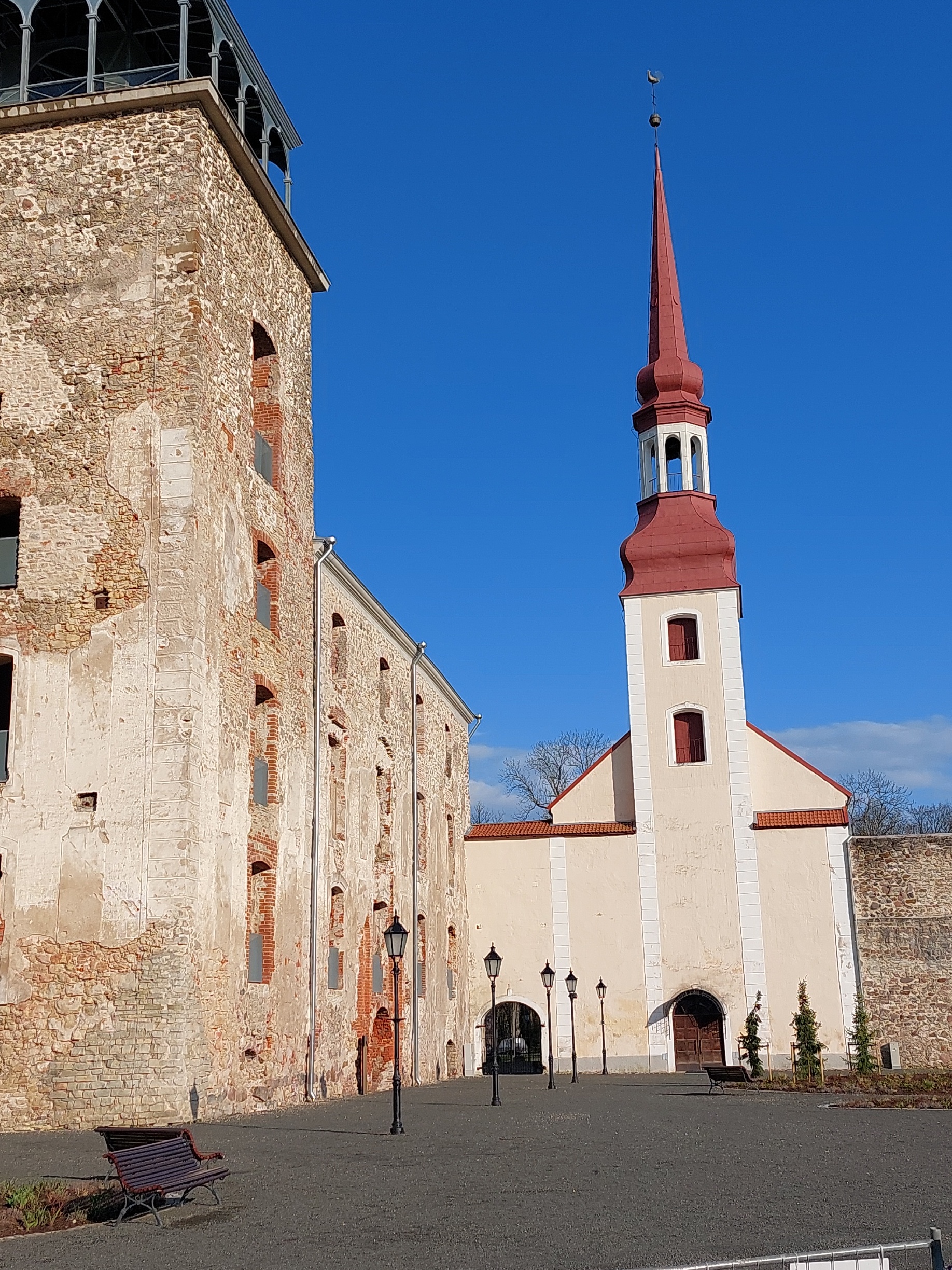 [põltsamaa castle and church] rephoto