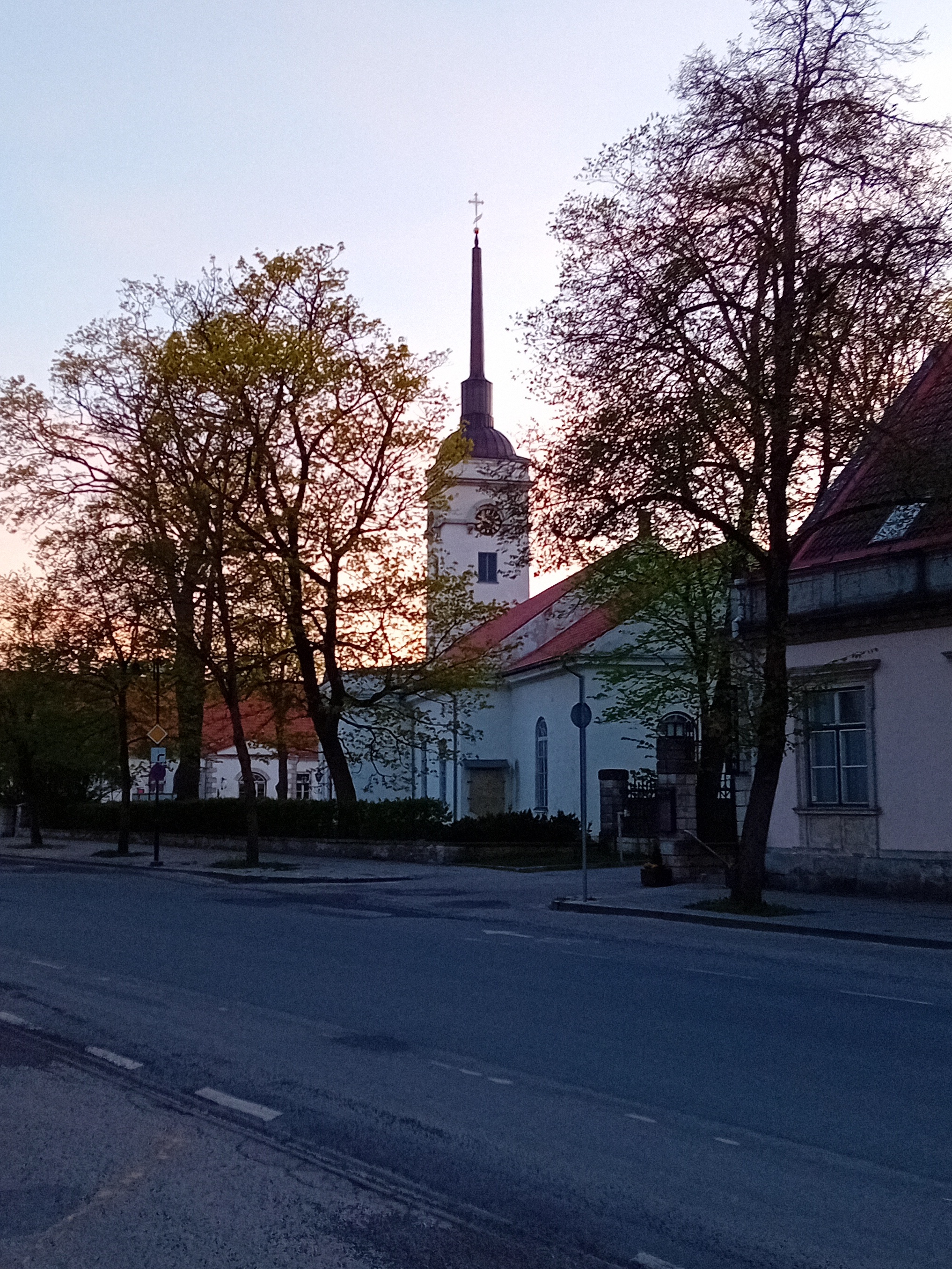 St. Laurentius Church in Kuressaare 1907 rephoto