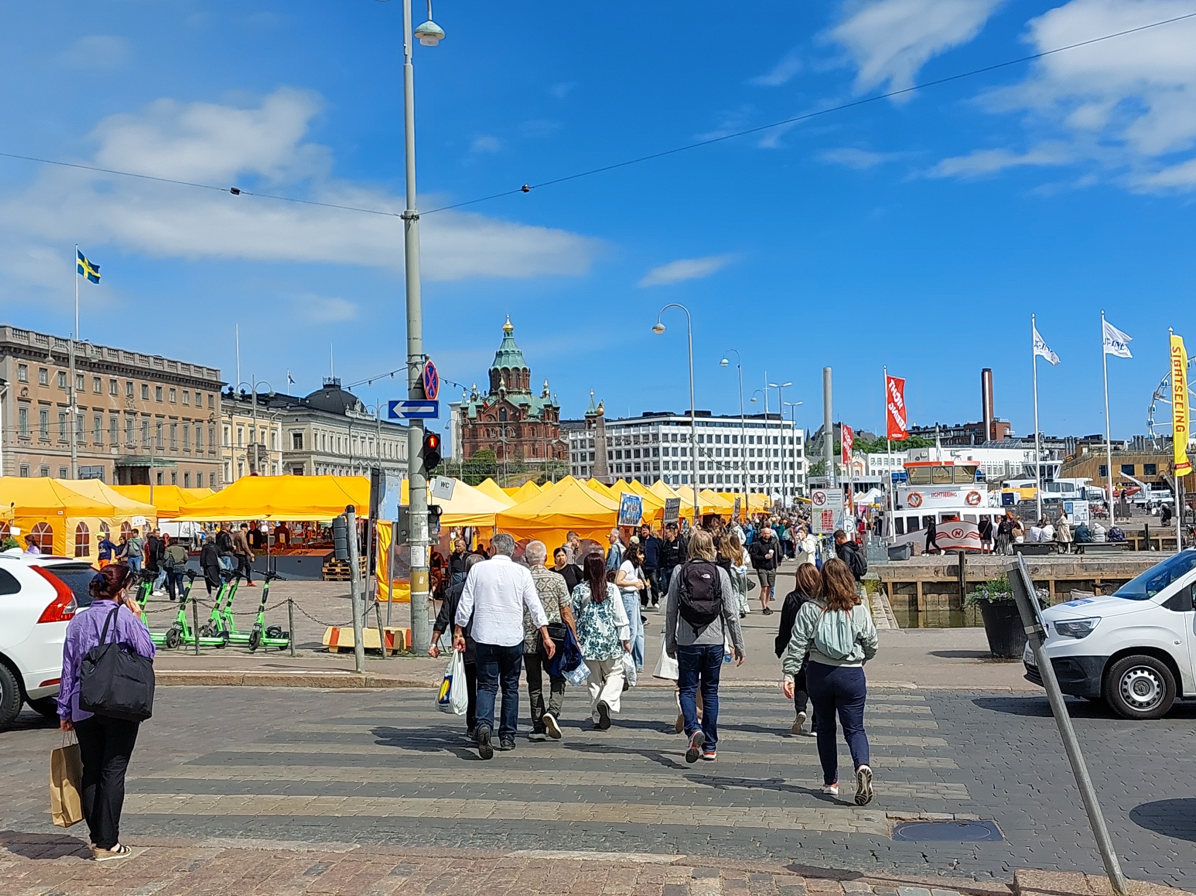 Kauppatori Etelärannalta päin rephoto