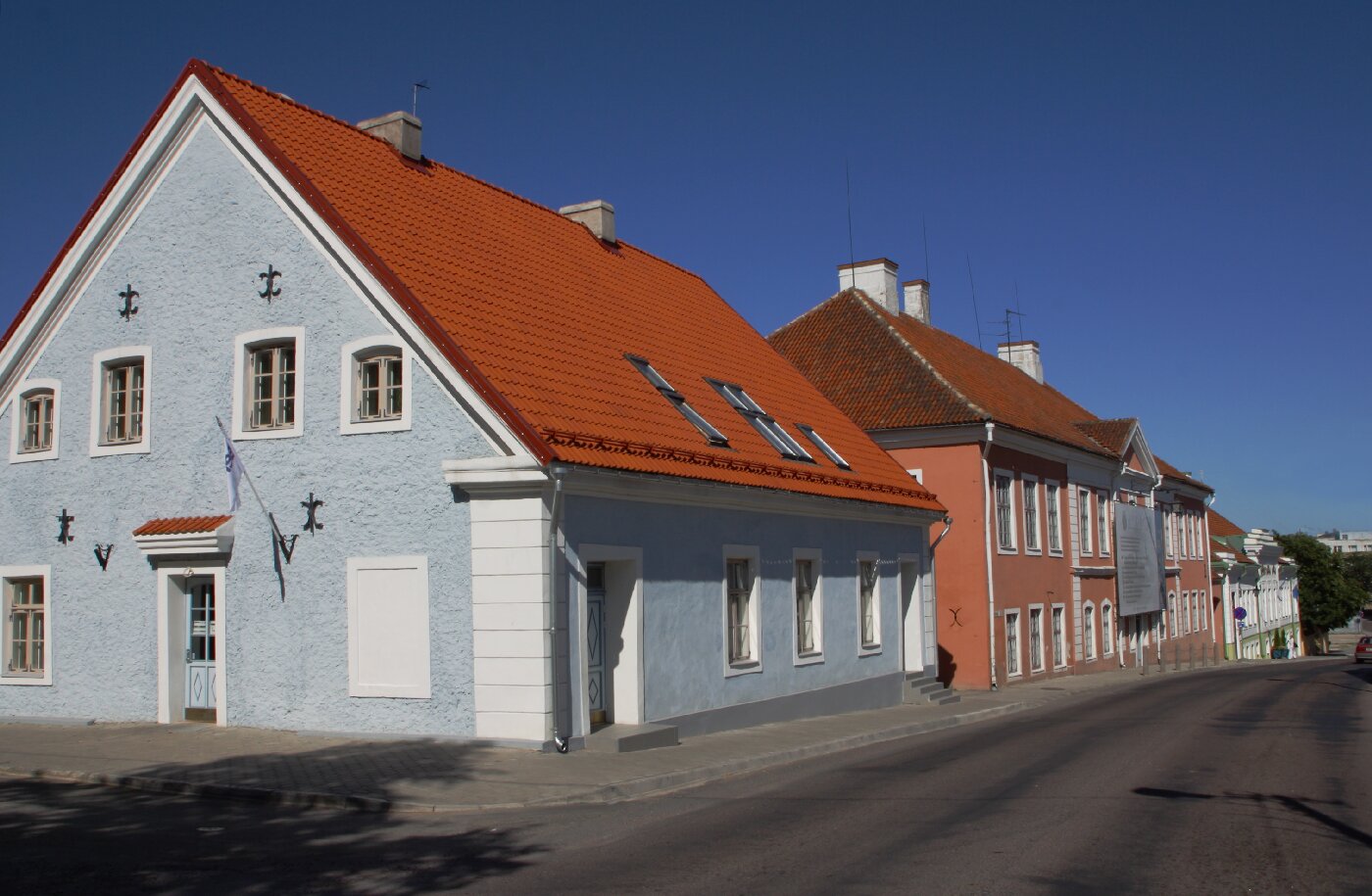 Vaade Tallinna tänavale Rakveres. rephoto