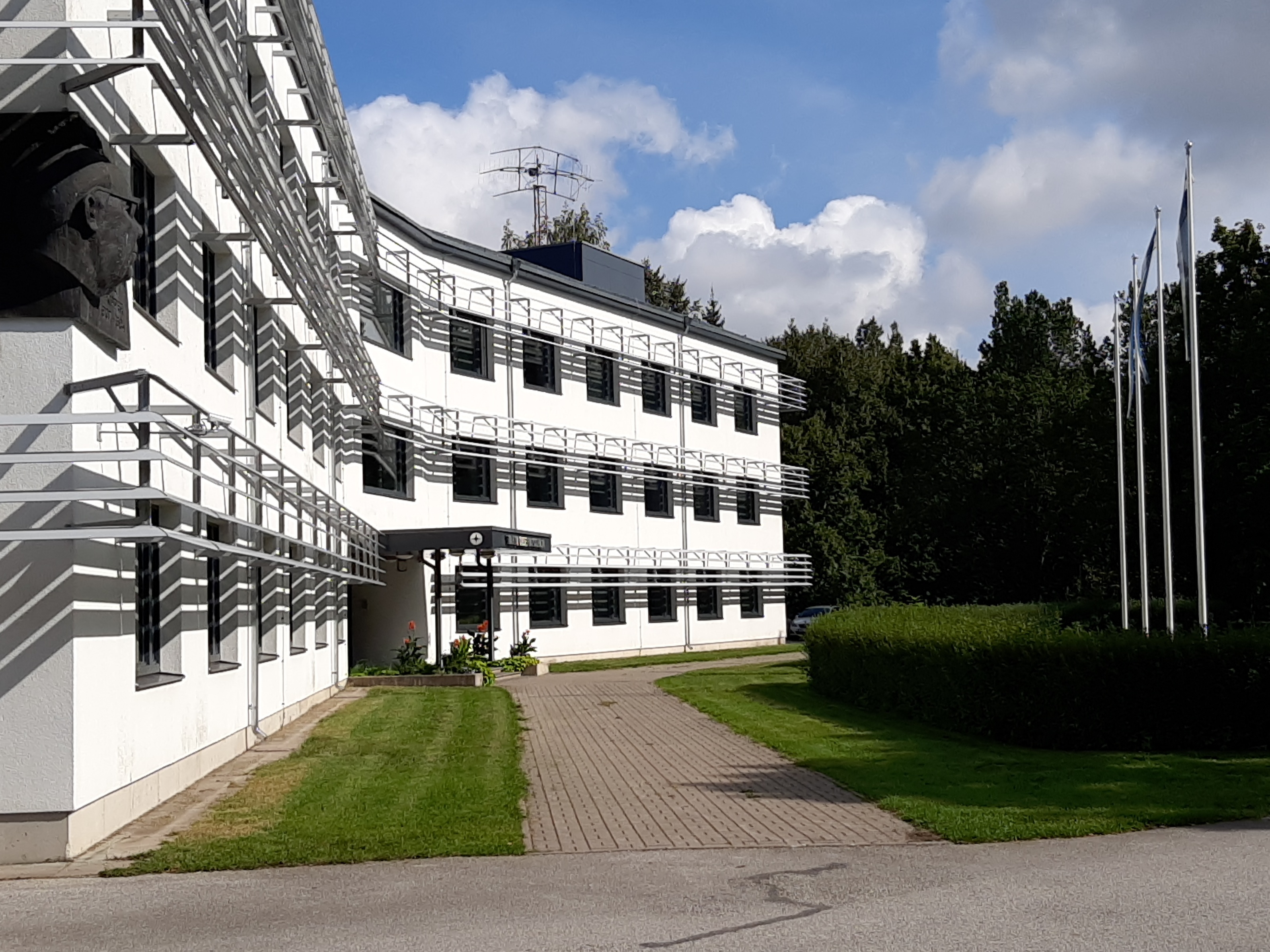 Tõravere observatooriumi peahoone ehitus. rephoto