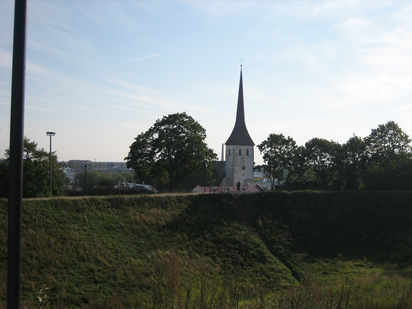 Rakvere. Vaade linnale Vallimäelt rephoto