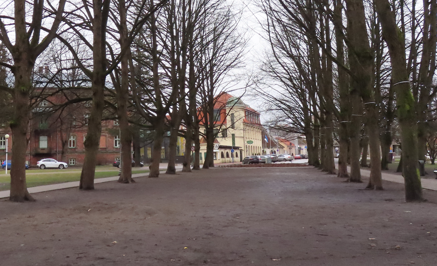 fotopostkaart, Pärnu, M. Martna (L. Koidula) tänav, u 1930 rephoto