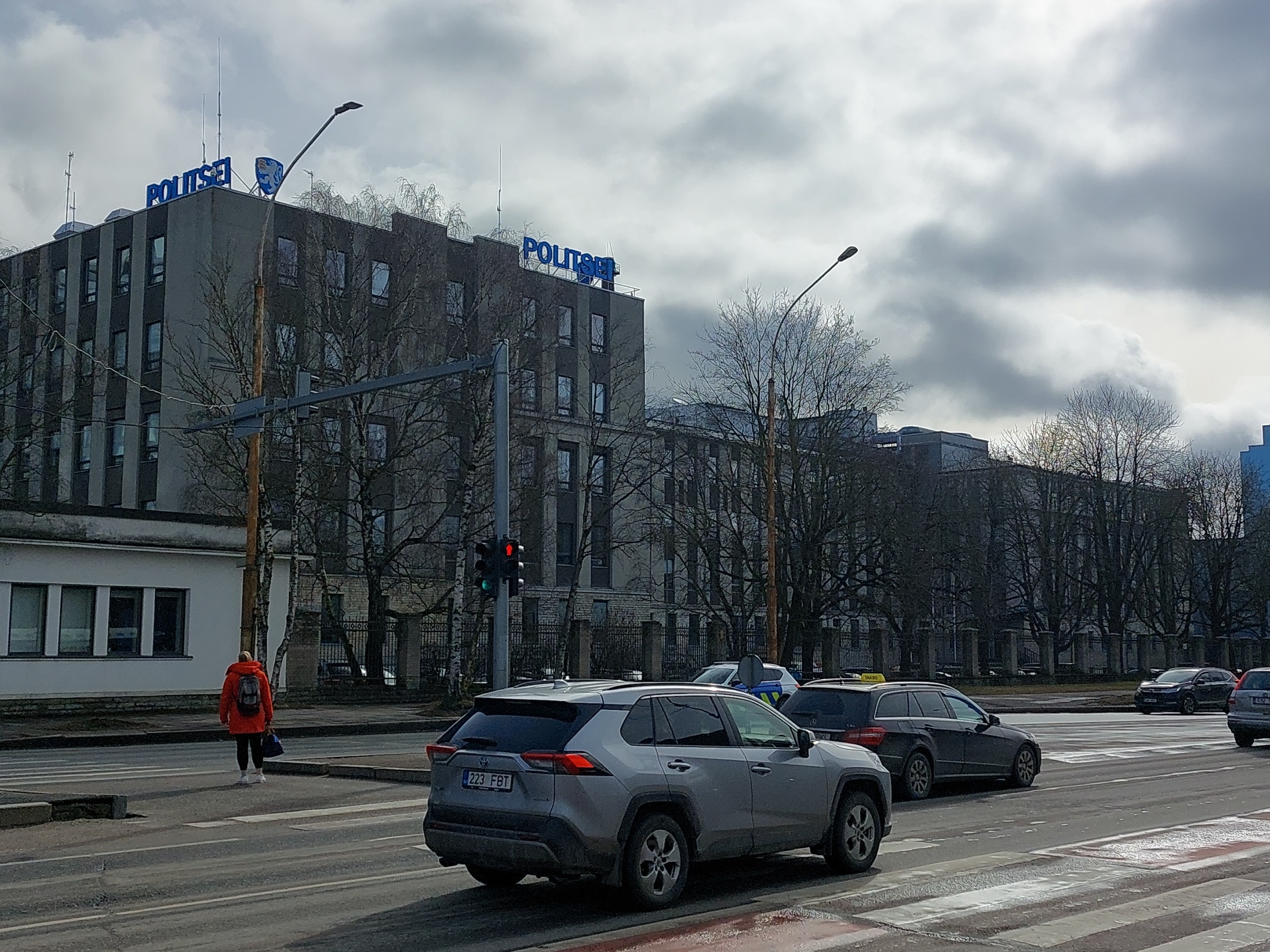 Tallinn, compression industry "Kalev" construction of a new building on Pärnu highway. rephoto