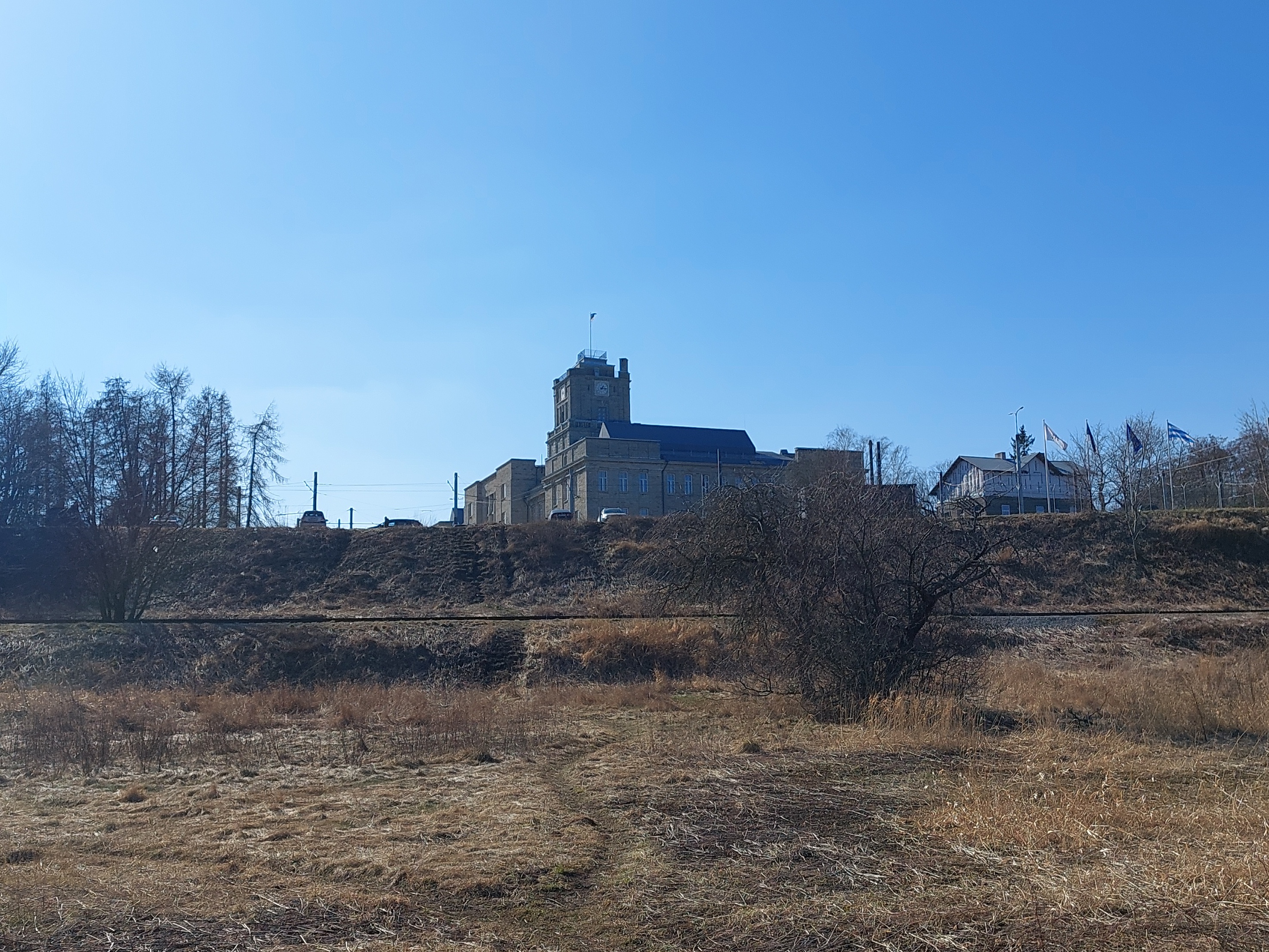 Vaade Polütehnilisele Instituudile Koplis. rephoto