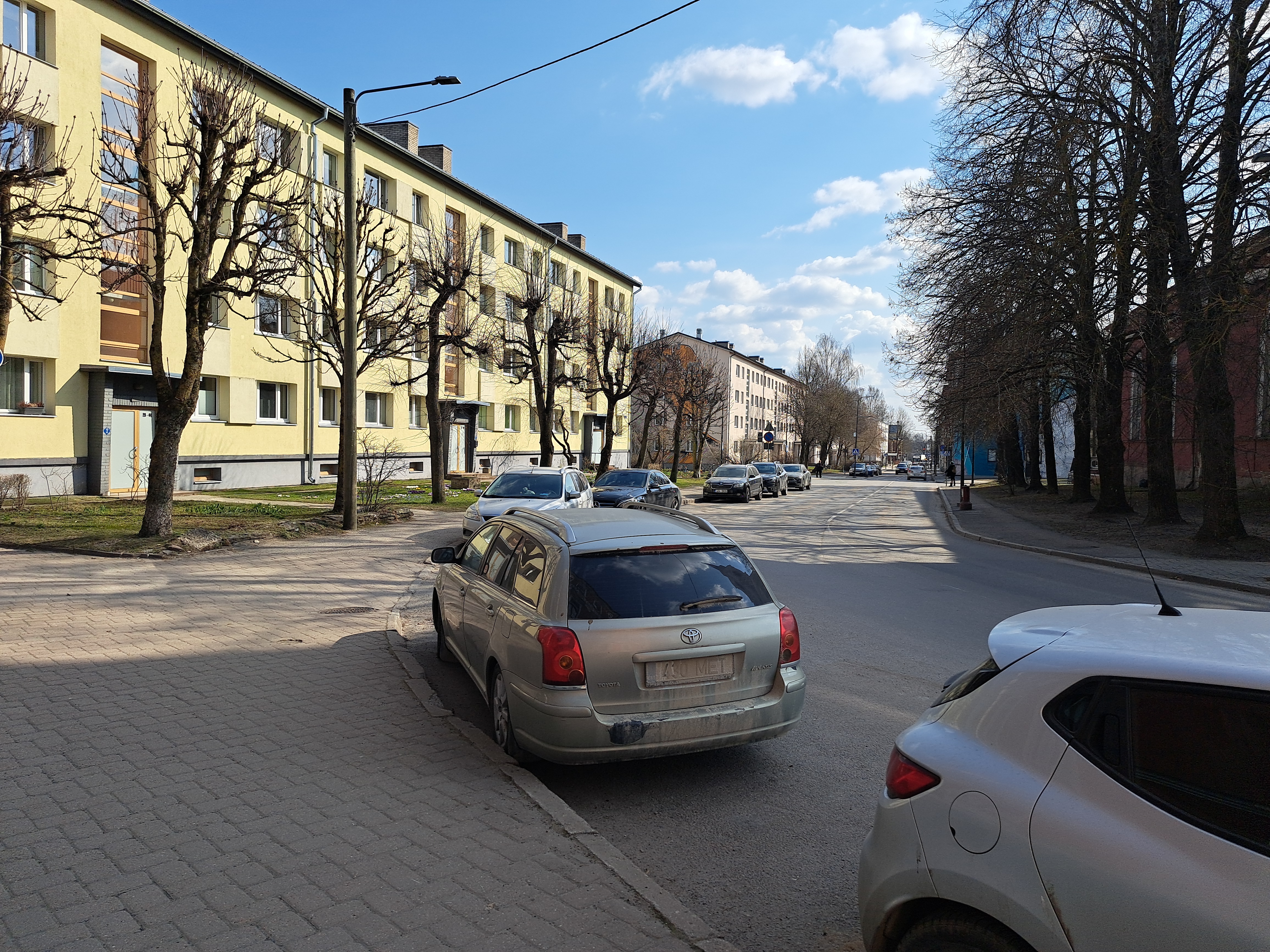 Tartu linnavaade. Kindral Põdra (Pepleri) tn Riia tn suunas. 20. sajandi algus. rephoto