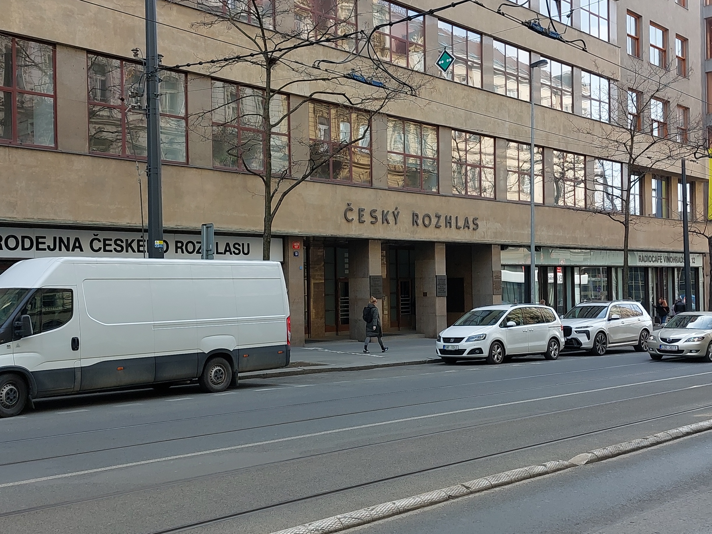 Czech radio department. 21. August 1968 rephoto