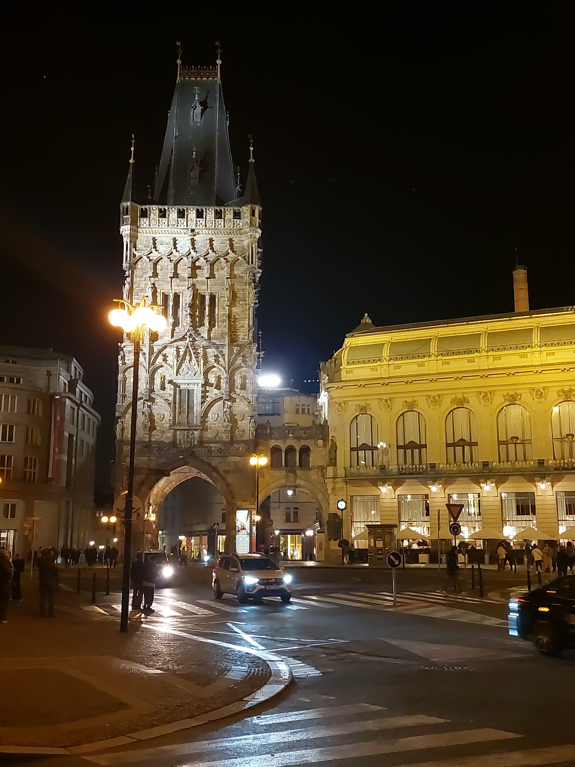 The Powder Tower, Prague, Bohemia, the Czech Republic rephoto