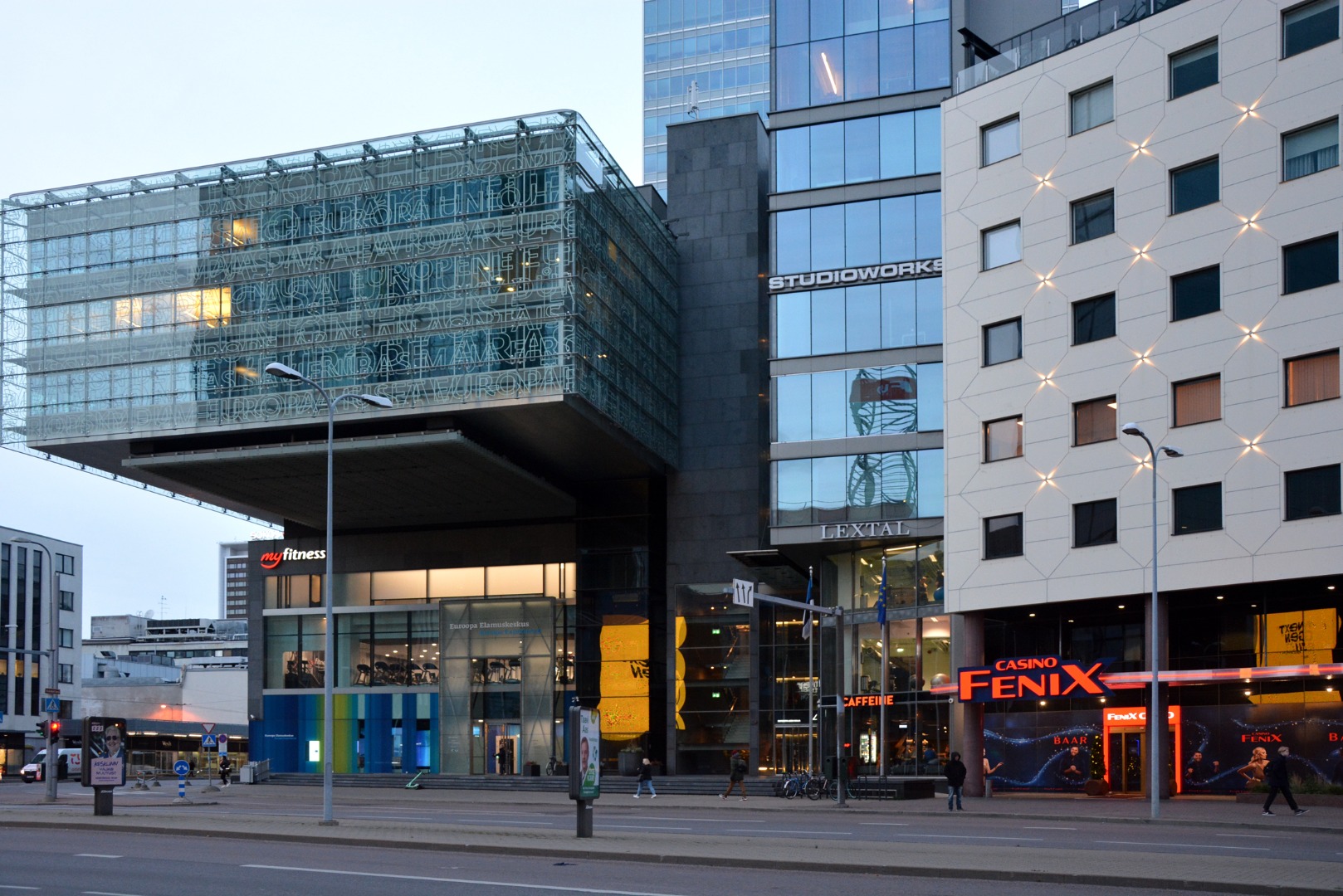 Ametiühingute maja, vaade. Arhitekt Henno Sepmann rephoto