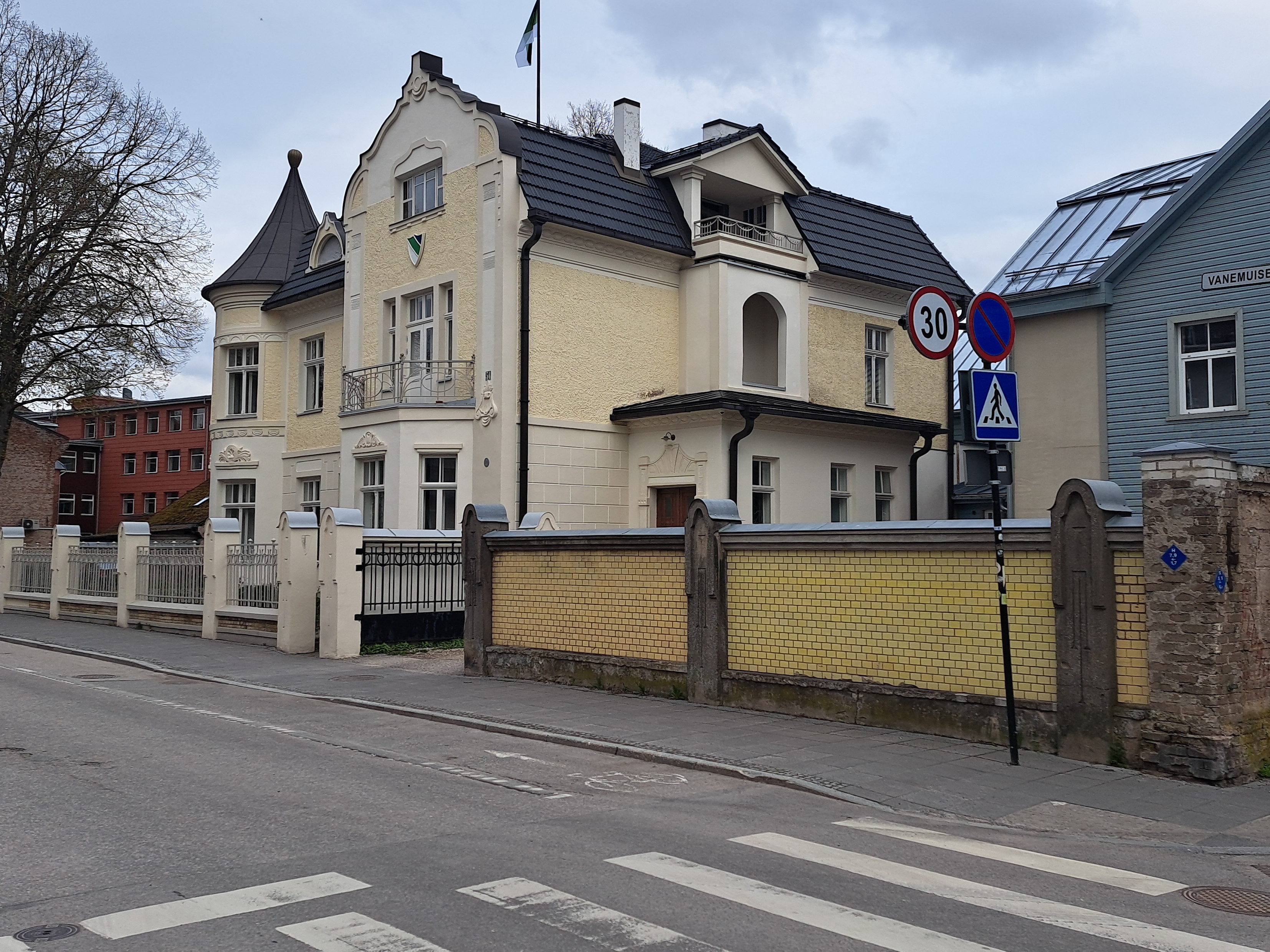 Korp! Fraternitas Estica hoone. rephoto