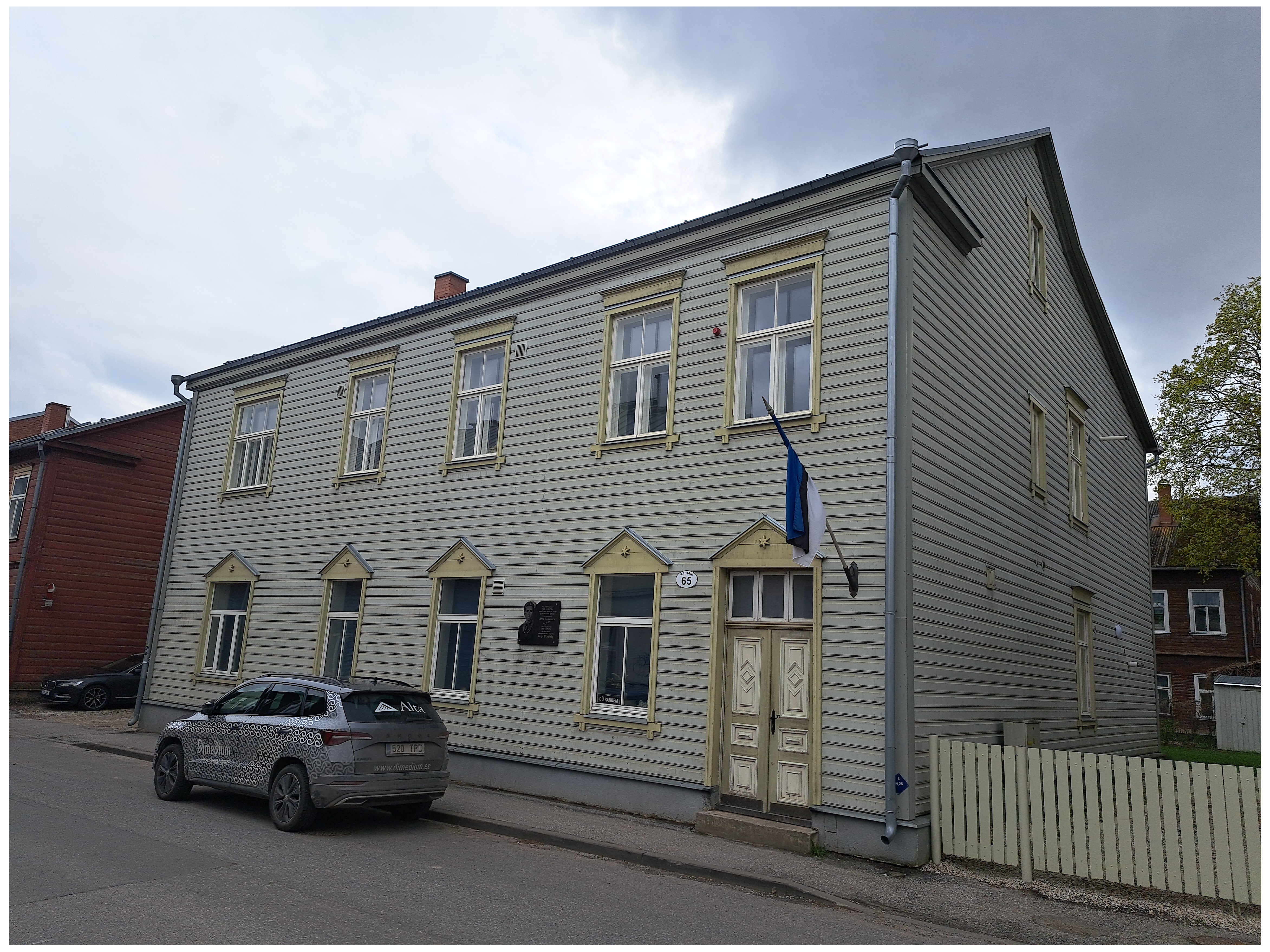 Kastani 65, Tartu. Ehitatud umbes 1870 rephoto