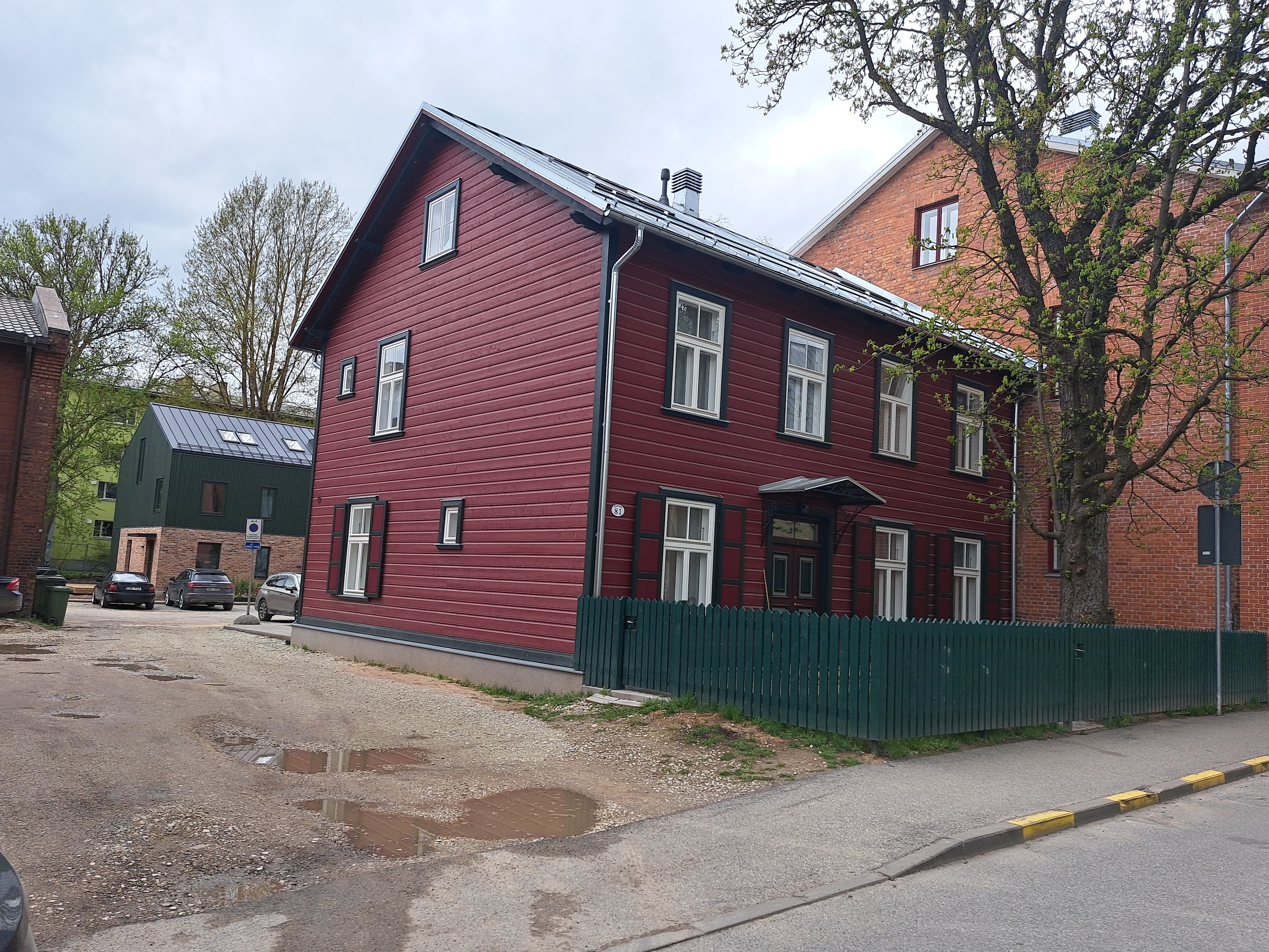 Kastani 81,Tartu. Ehitatud umbes 1880 rephoto