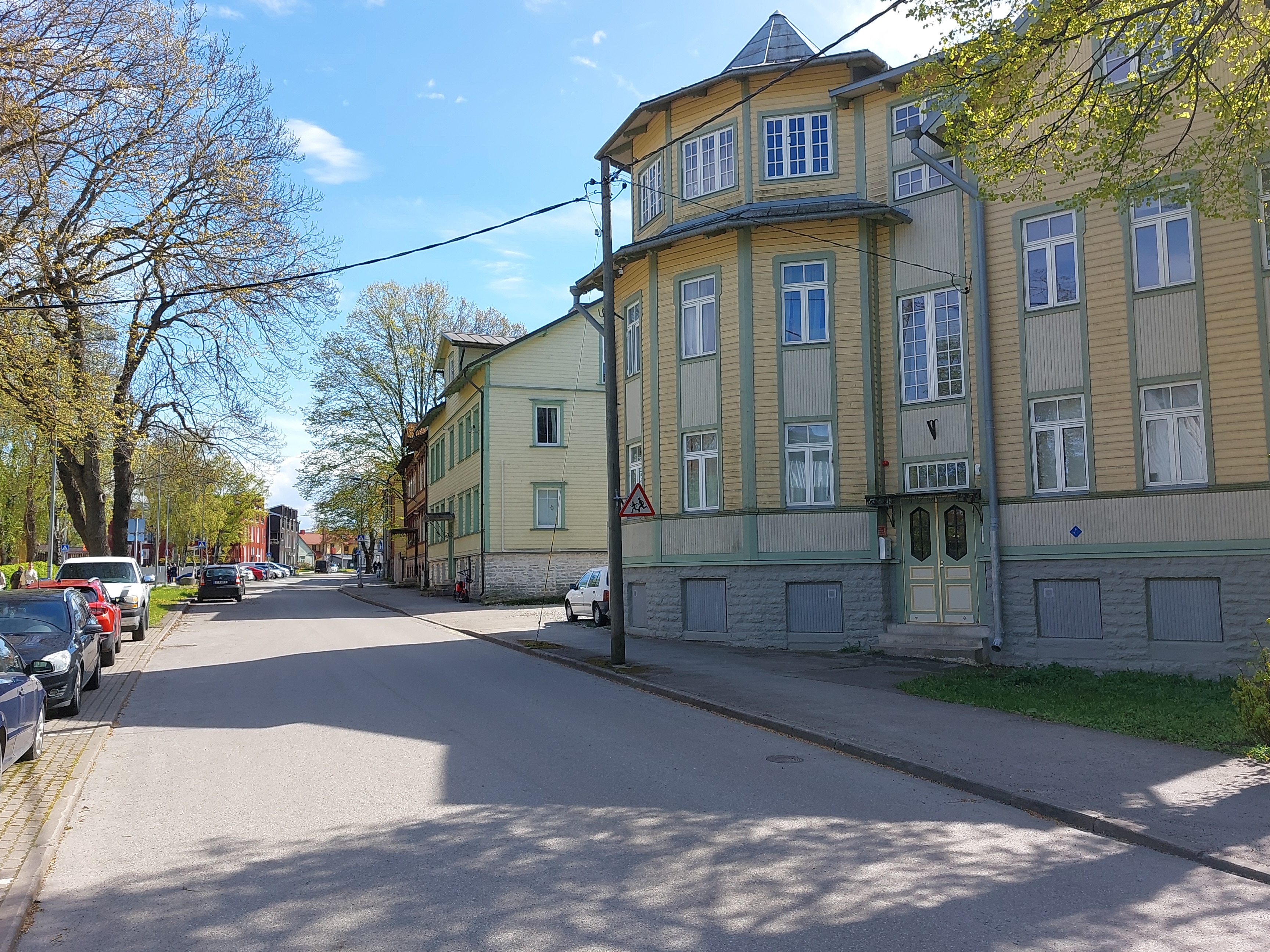 View of the building Uus-Kalamaja Street 11. rephoto