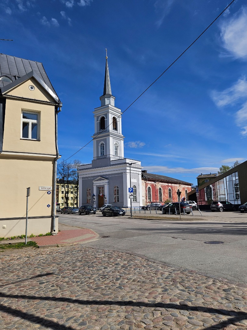 Maarja  kirik Maarjamõisas Pepleri tänava nurgal. rephoto